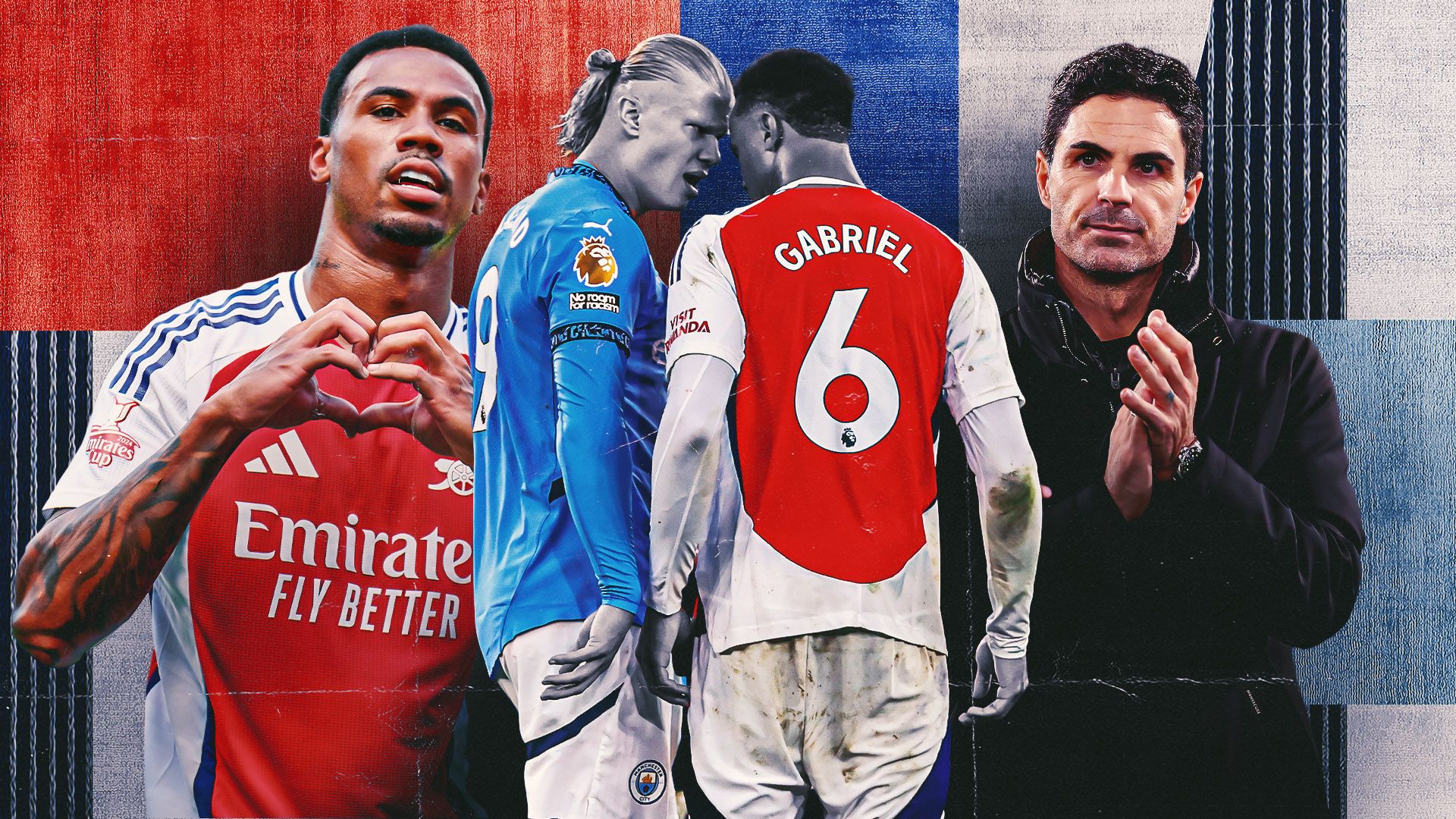 Arsenal Man City Erling Haaland Gabriel