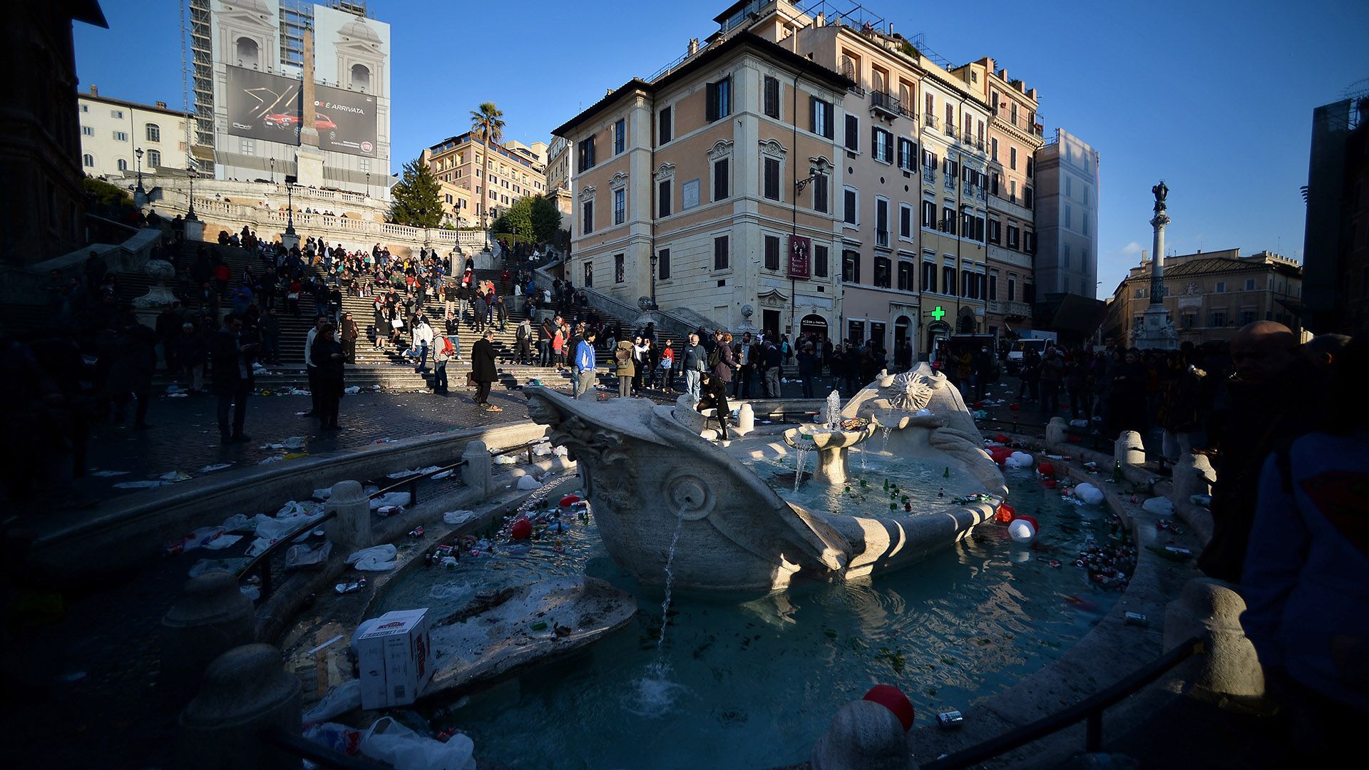 Feyenoord fans in Rome