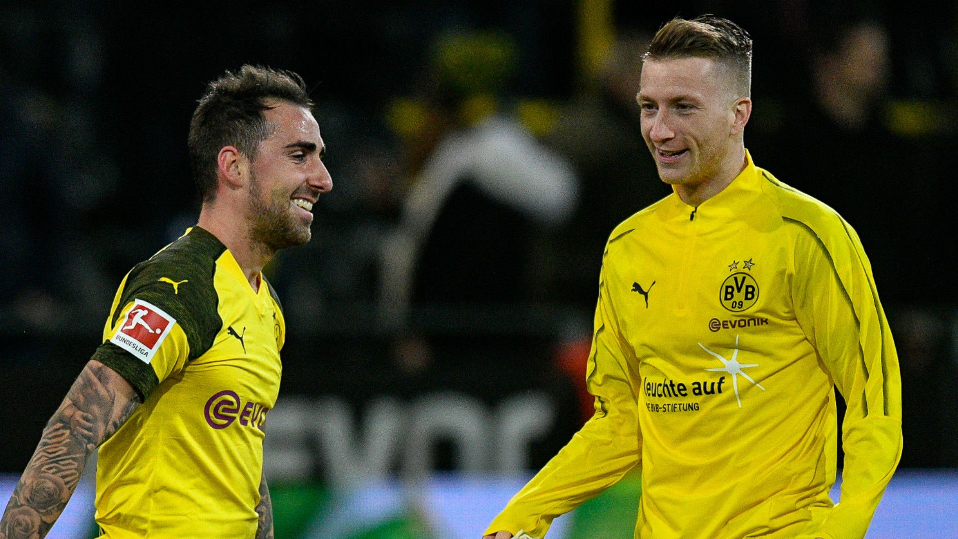 PACO ALCACER MARCO REUS BORUSSIA DORTMUND
