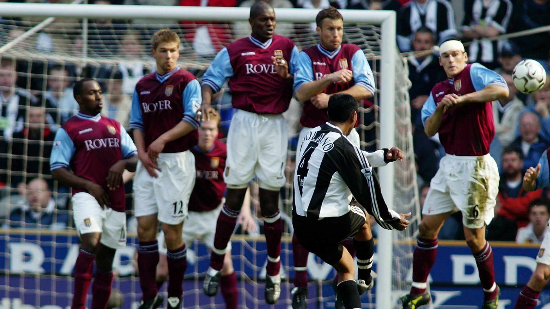 Nolberto Solano Newcastle free-kick
