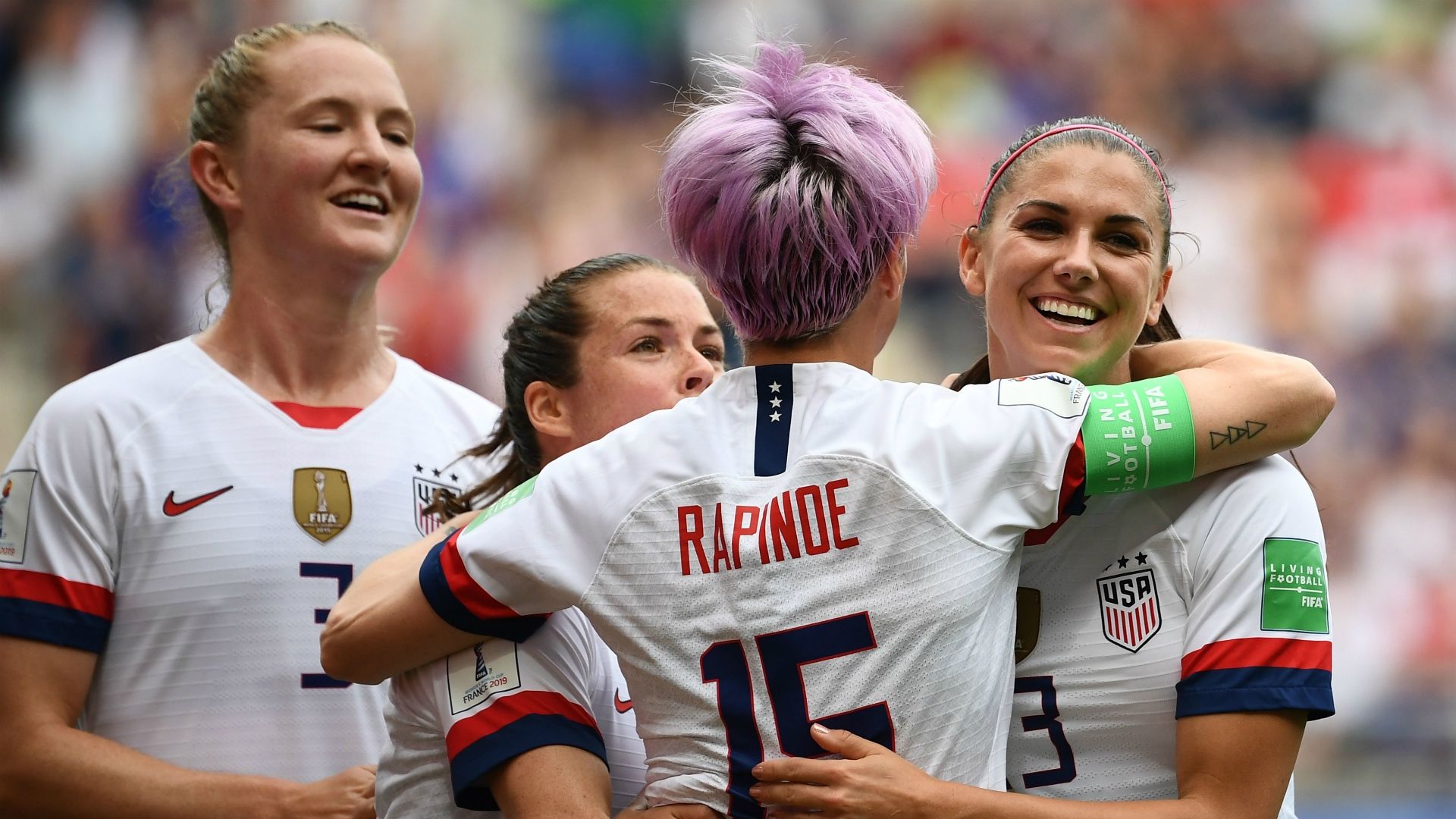USA Spain Goal Celebration WWC 2019 06242019