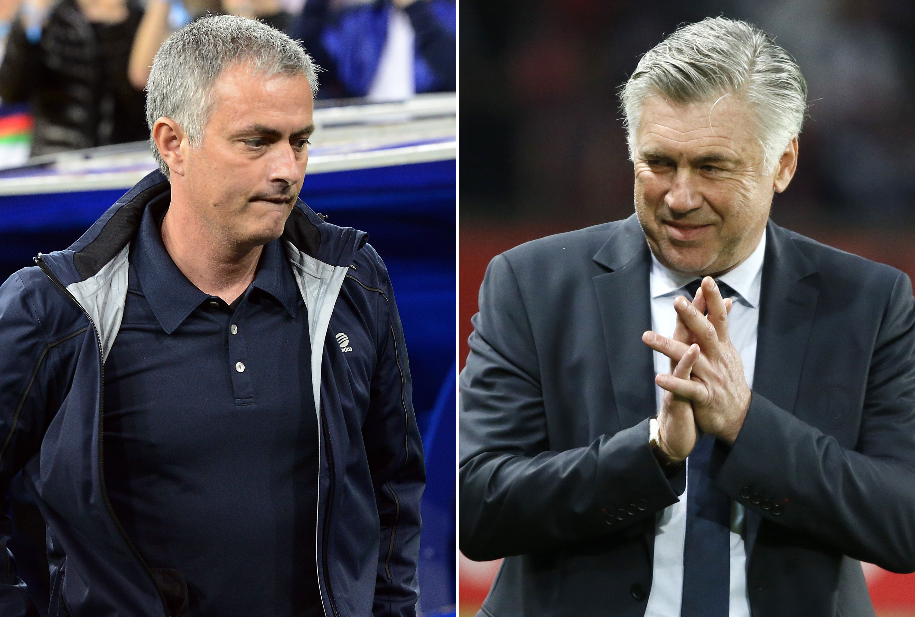 Jose Mourinho , Carlo Ancelotti