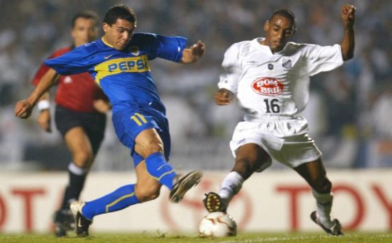 Tévez Boca - Santos 2003