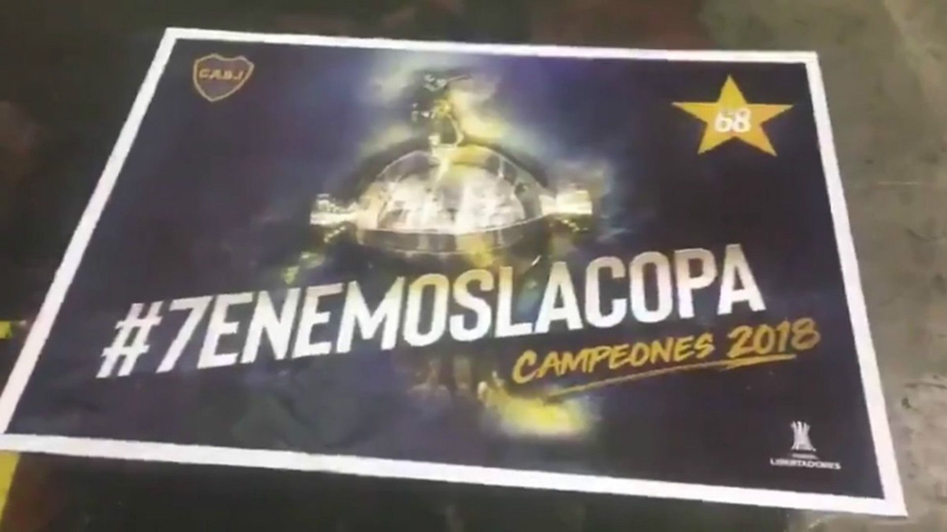 Afiche Boca Copa Libertadores 2018