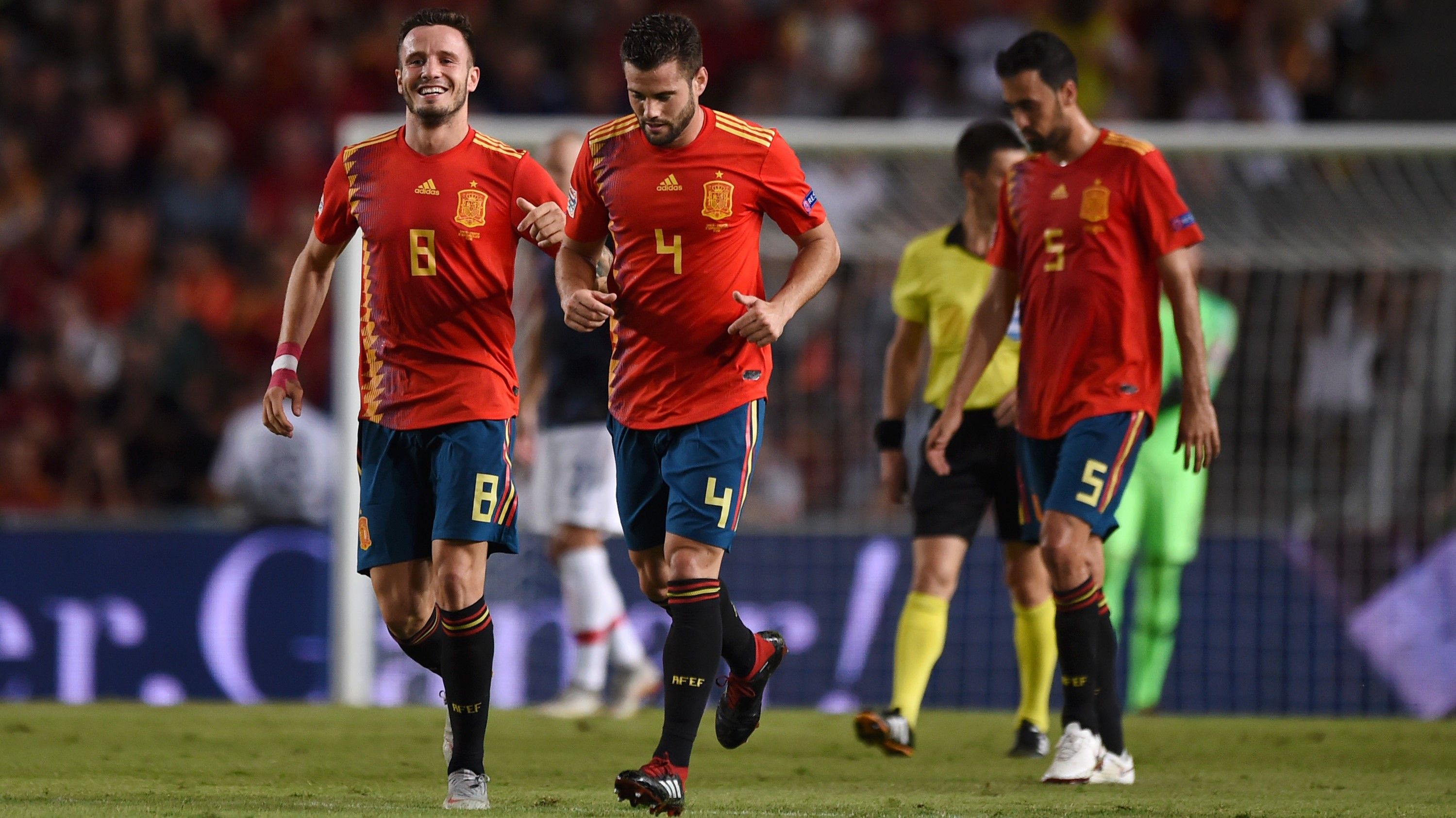 Saul Niguez Nacho Fernandez España Croacia Spain Croatia UEFA Nations League 11092018