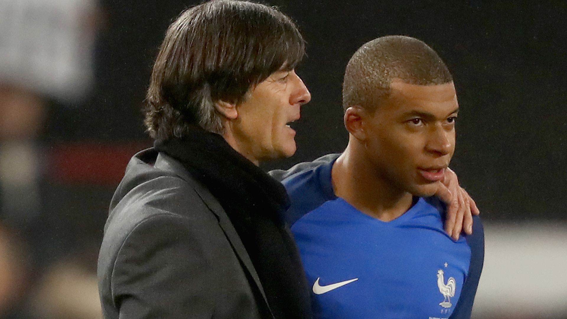 Kylian Mbappe Joachim Löw Germany France