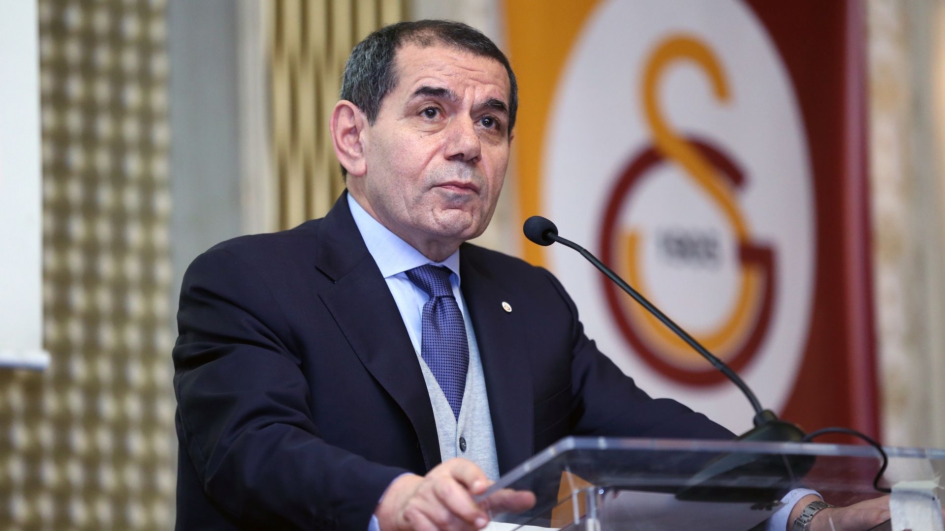 Galatasaray chairman Dursun Ozbek