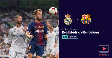 Real Madrid Barcelona december graphic