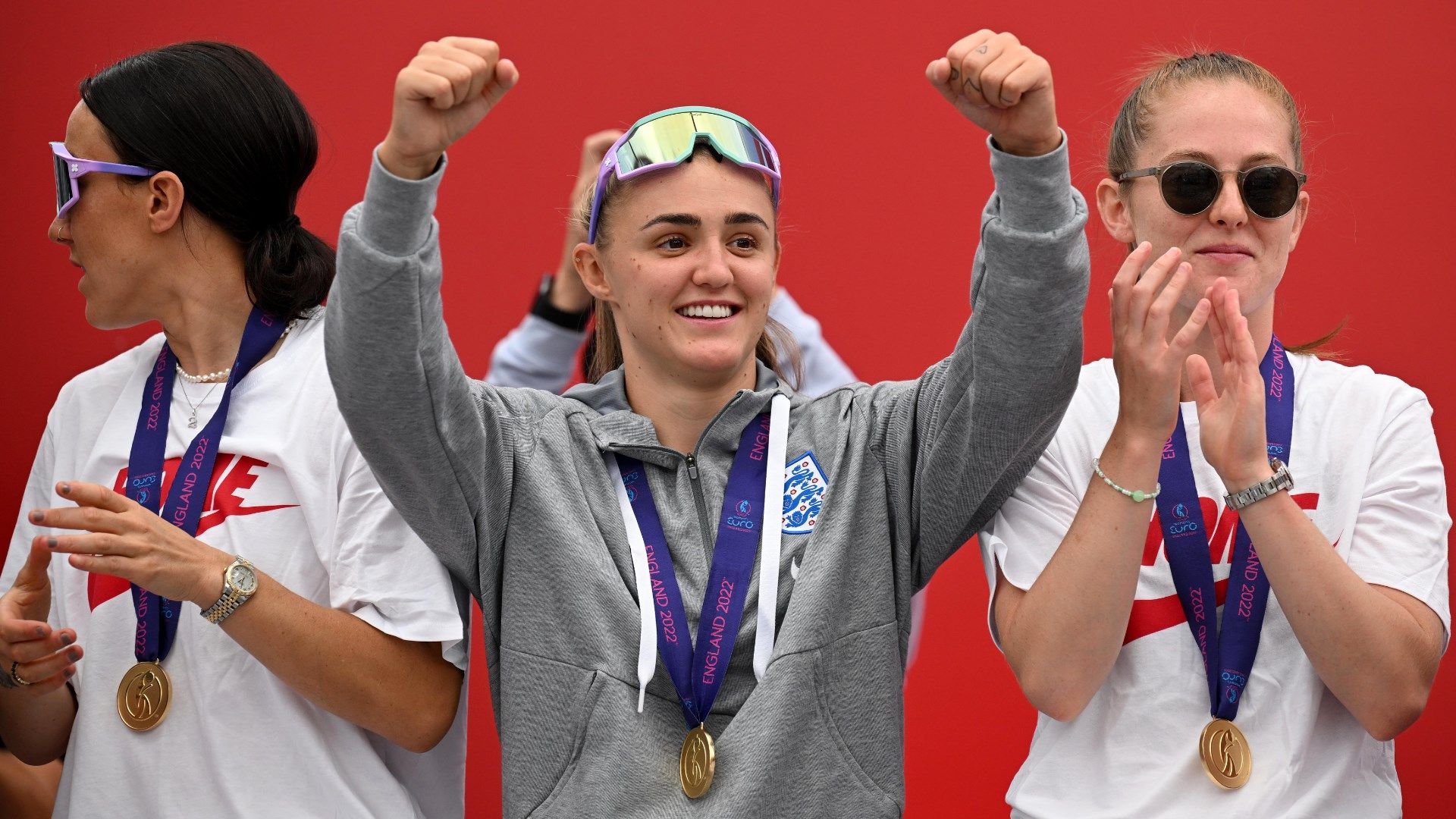Georgia Stanway England Women's Euros celebrations 2022