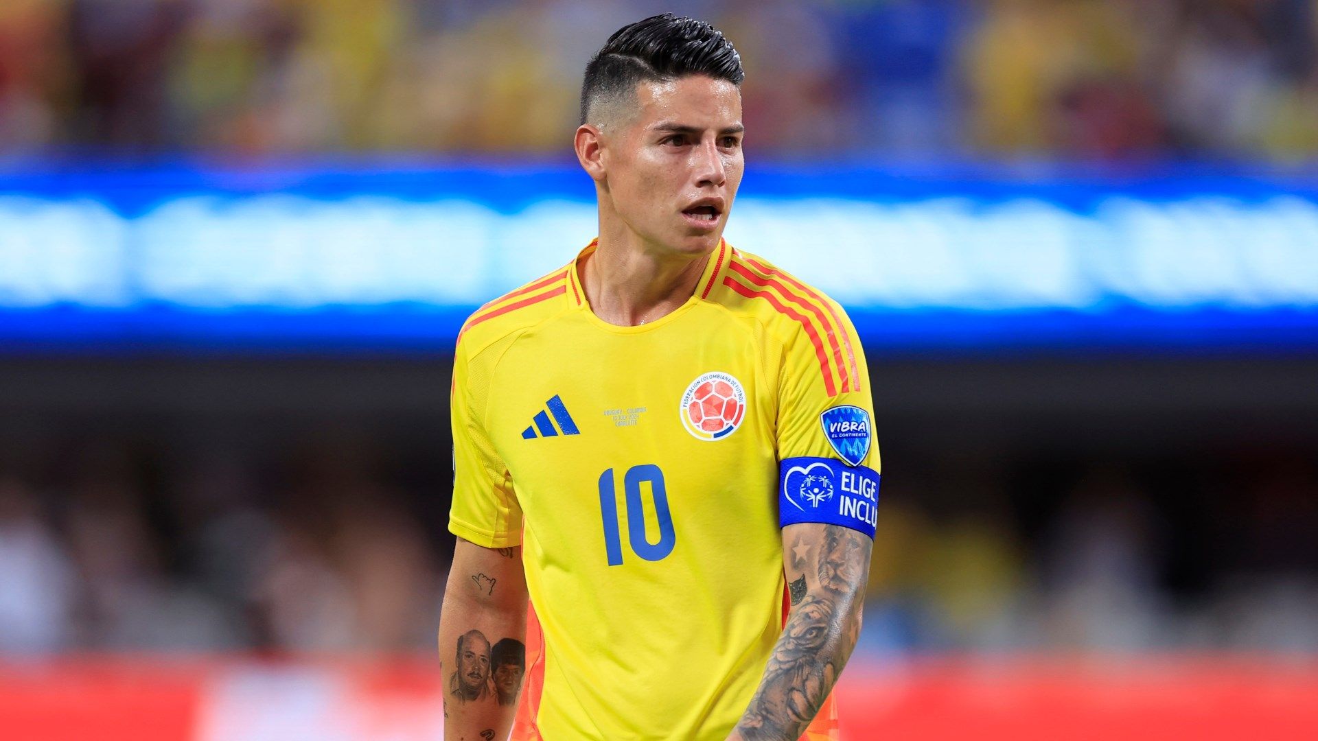 James Rofriguez Colombia Uruguay Copa America 2024