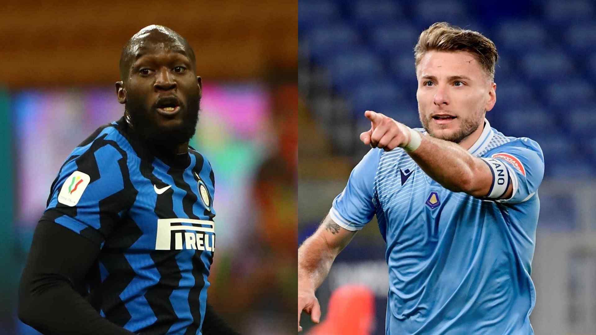 Romelu Lukaku Inter Ciro Immobile Lazio 2020-21