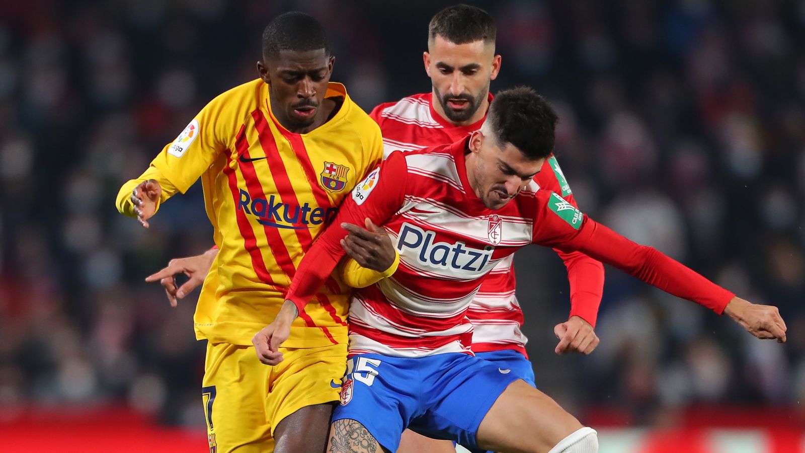 Dembele Granada Barcelona Liga 08012022