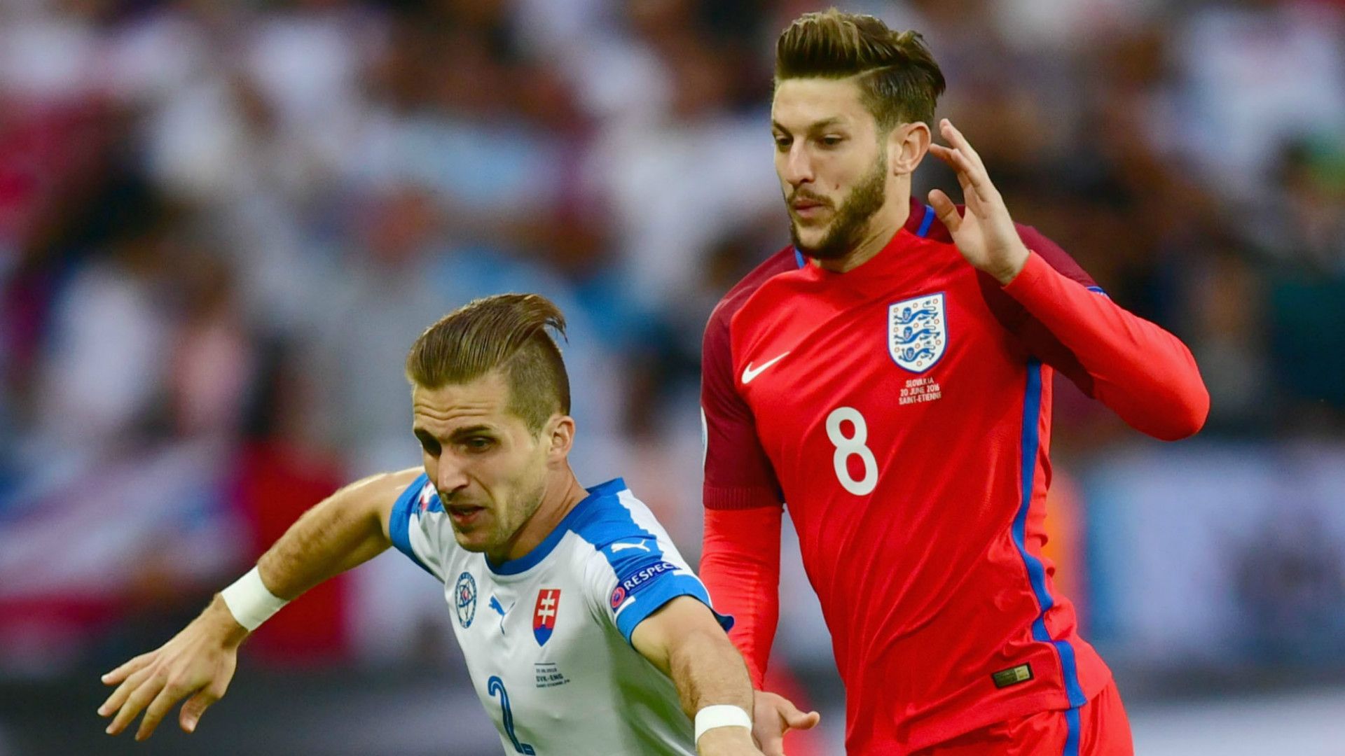 Adam Lallana England Euro 2016