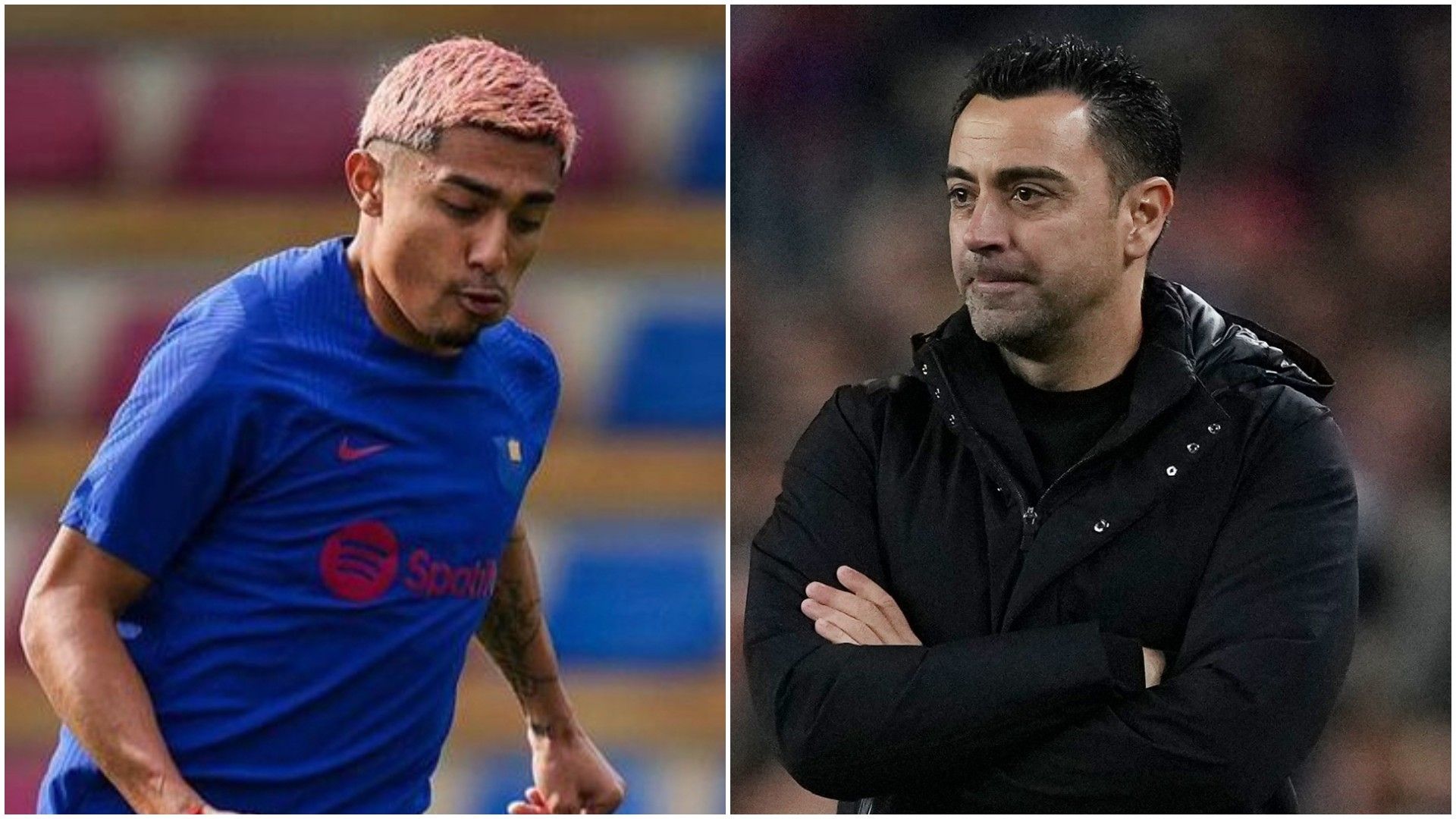 Julián Araujo Xavi FC Barcelona