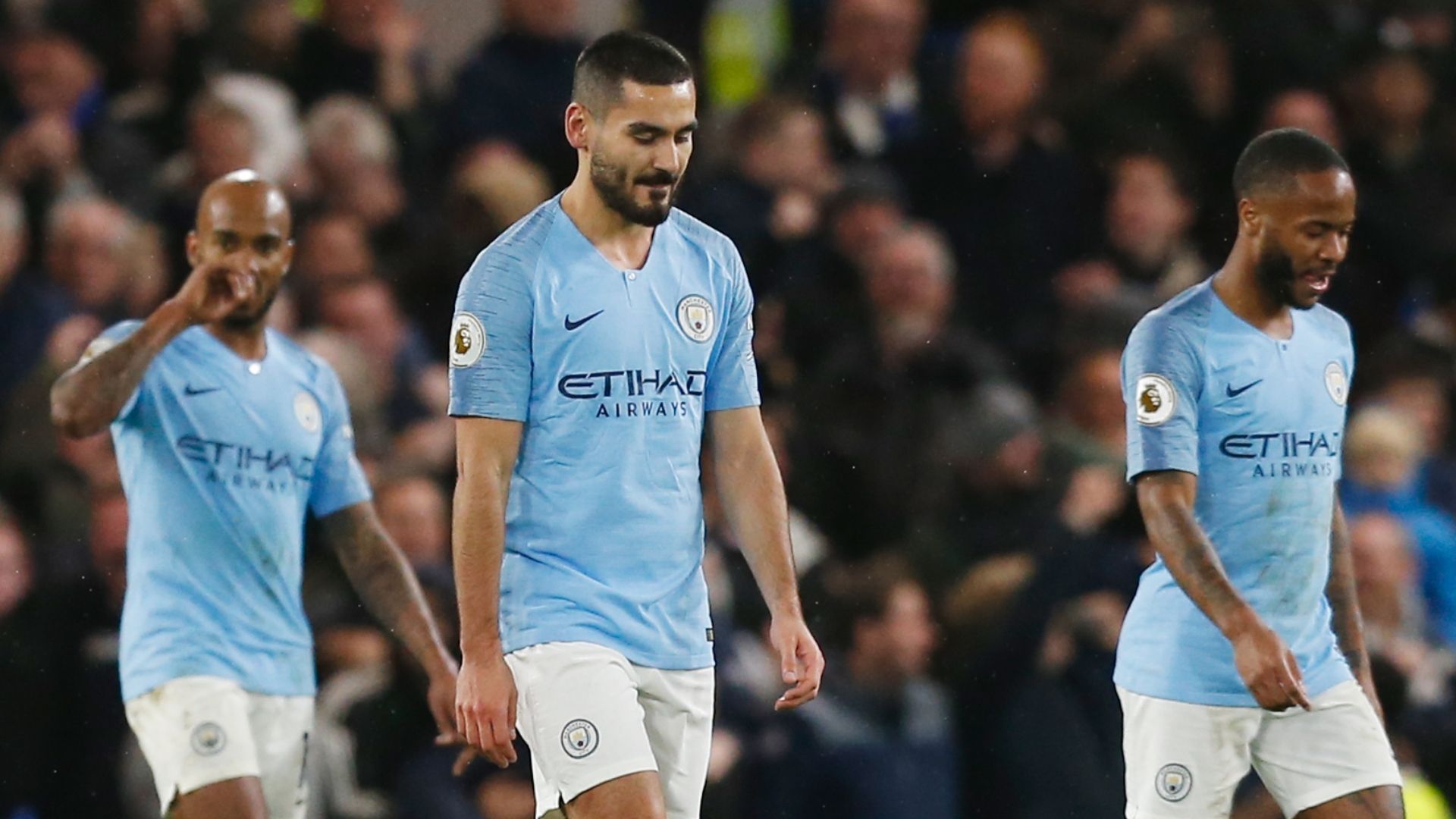 Fabian Delph, Ilkay Gundogan, Raheem Sterling