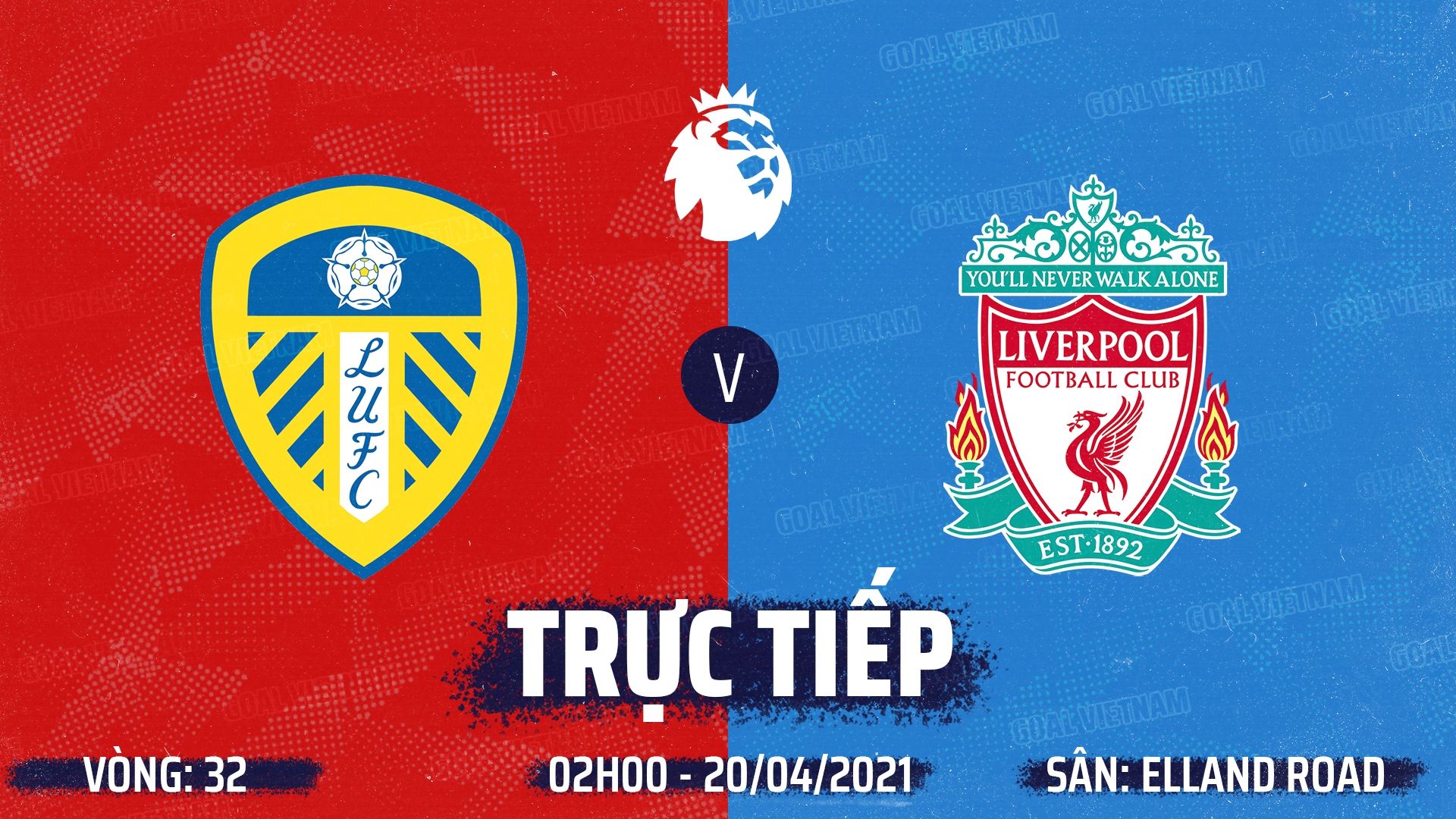 Live Leeds vs Liverpool 2020/21 Premier League GFX