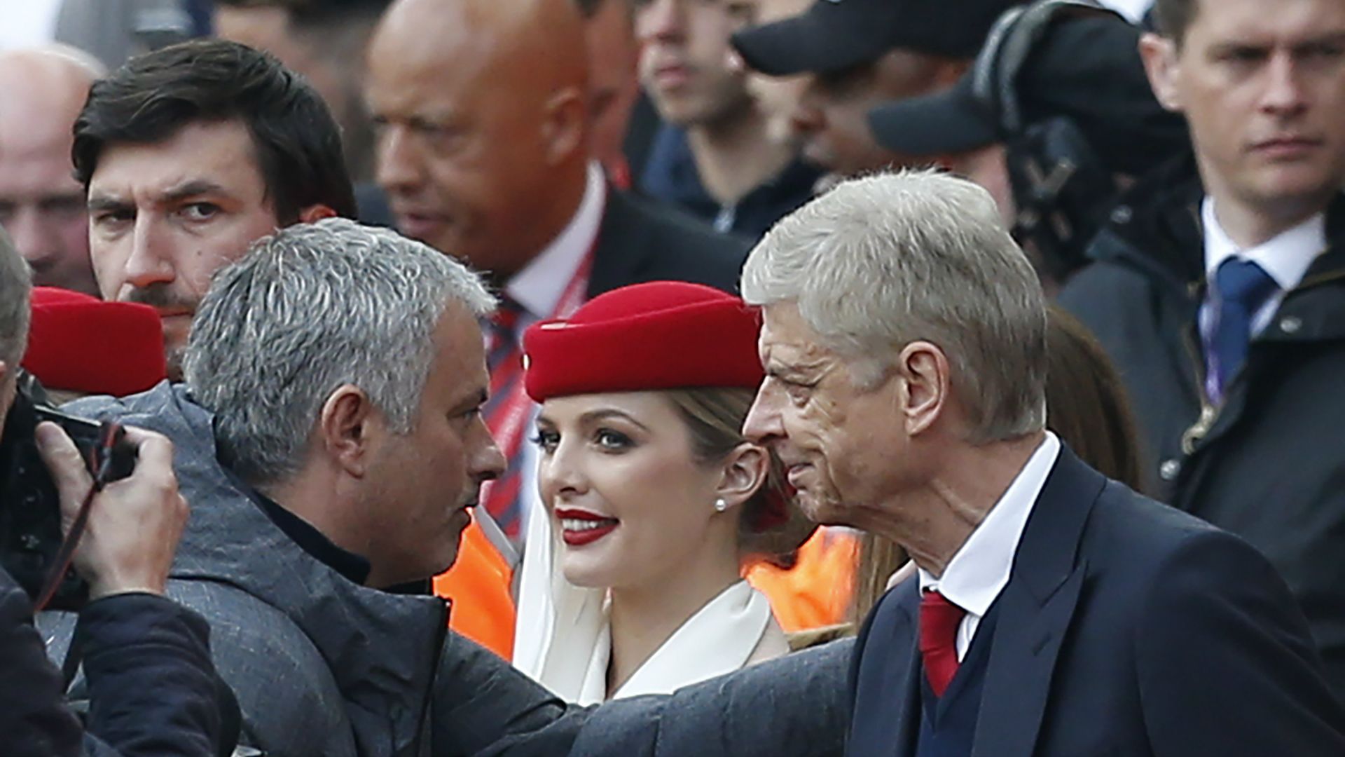 Arsene Wenger José Mourinho Arsenal Manchester United Premier League 05072017