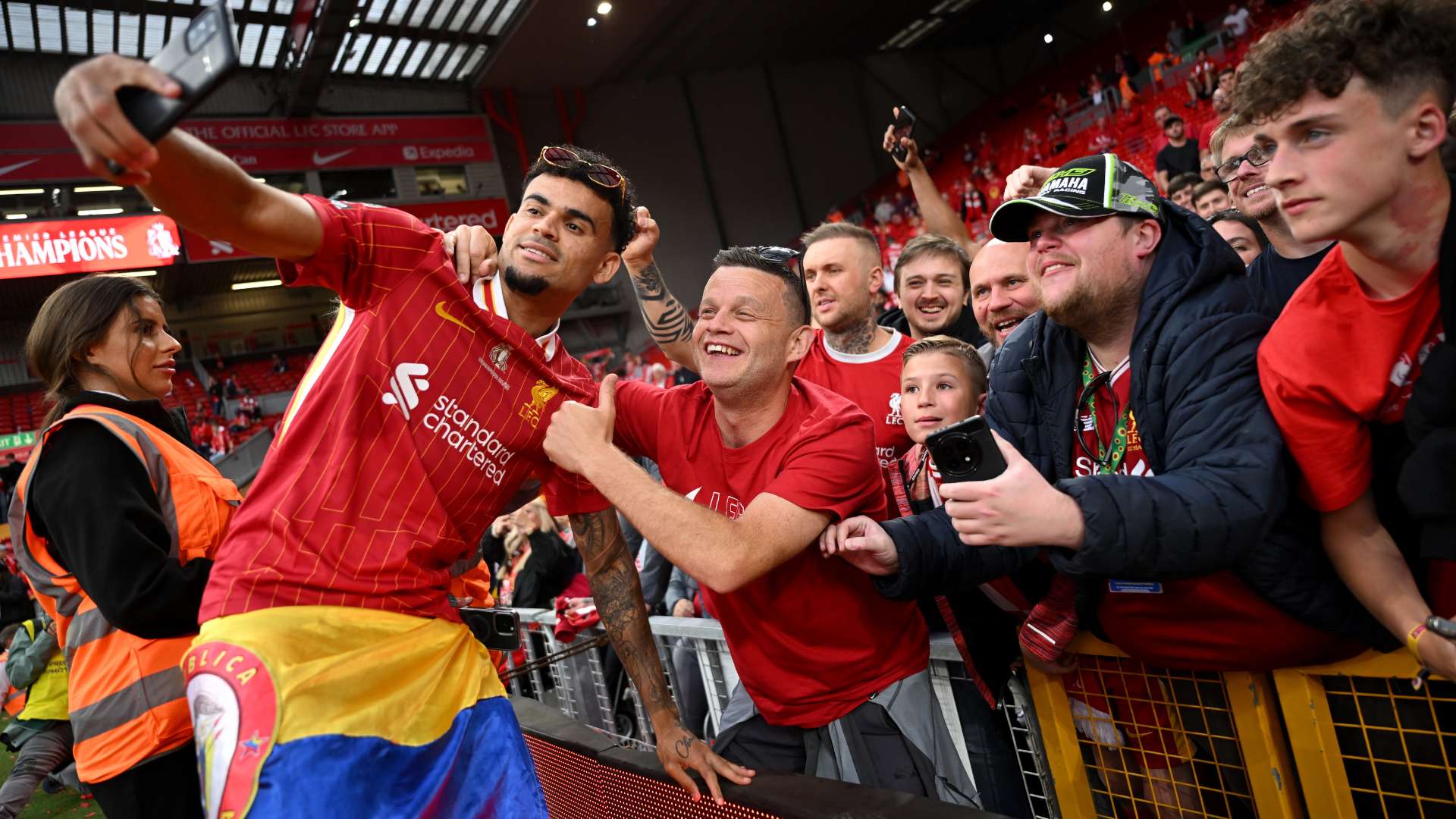 Luis Diaz Anfield Liverpool FC