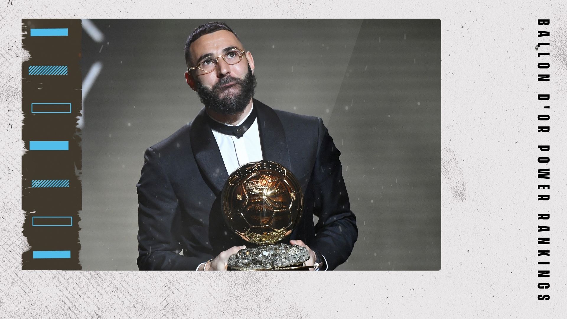 Karim Benzema Ballon d'Or Rankings GFX
