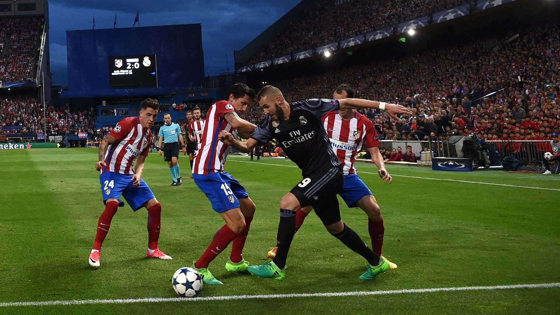 Benzema Atletico Champions League 2016-17