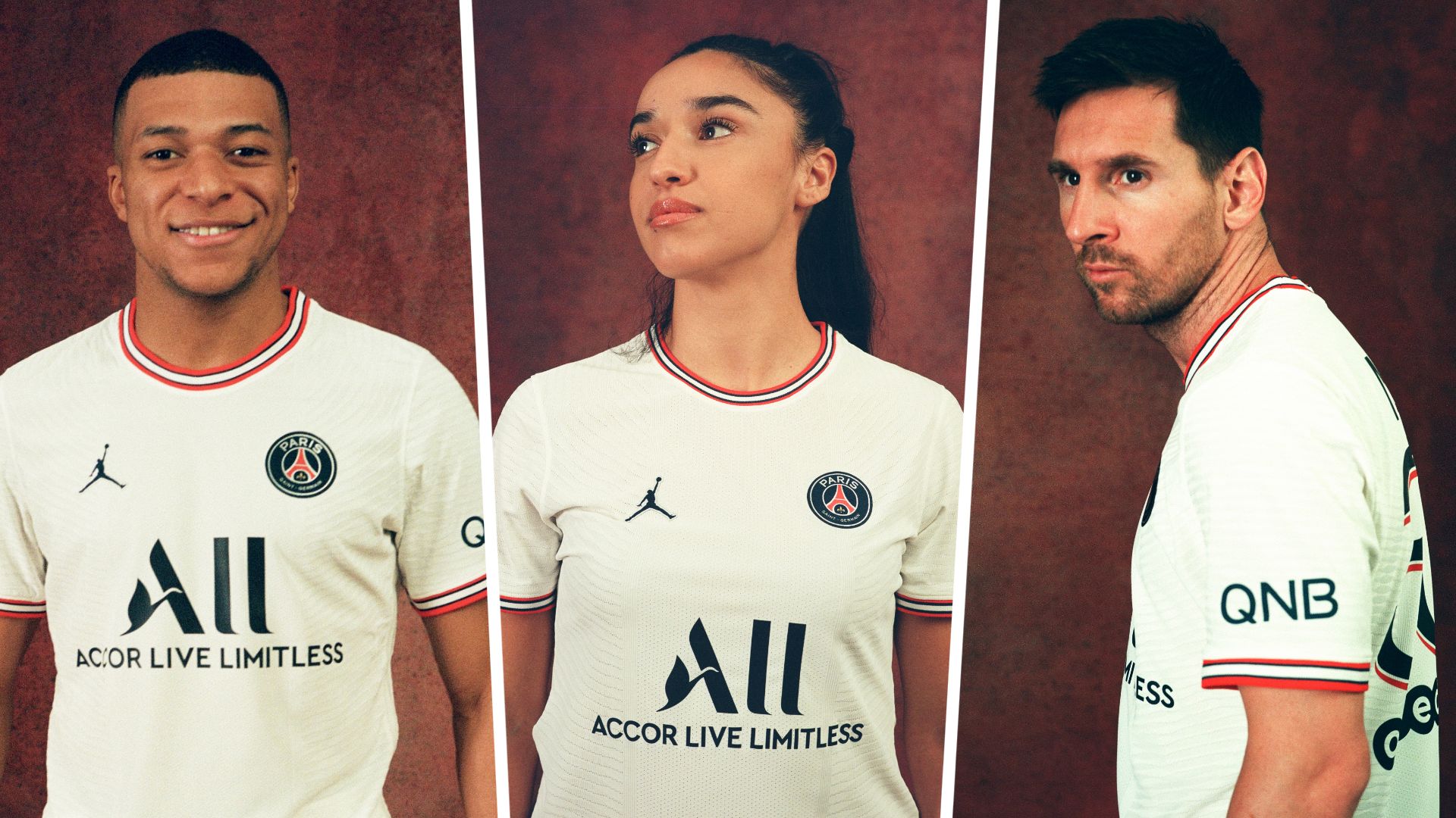 PSG Jordan Brand Quatrième maillot blanc 2021-2022