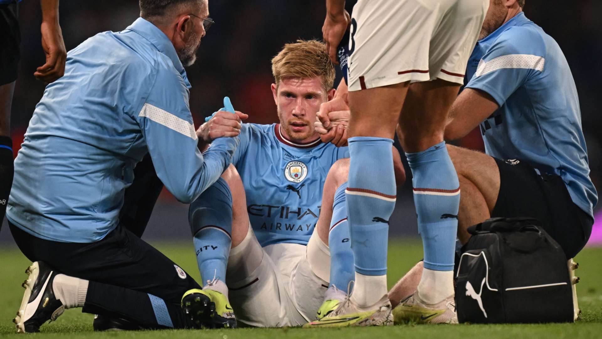 Kevin De Bruyne injury Manchester City Champions League final 2023