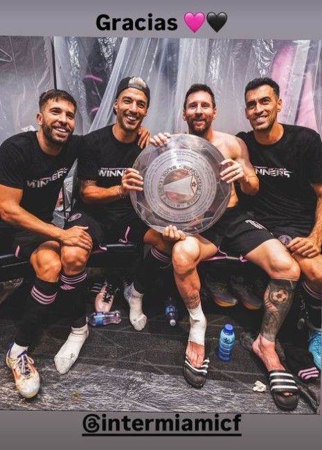 David Beckham Inter Miami Supporters' Shield Gracias