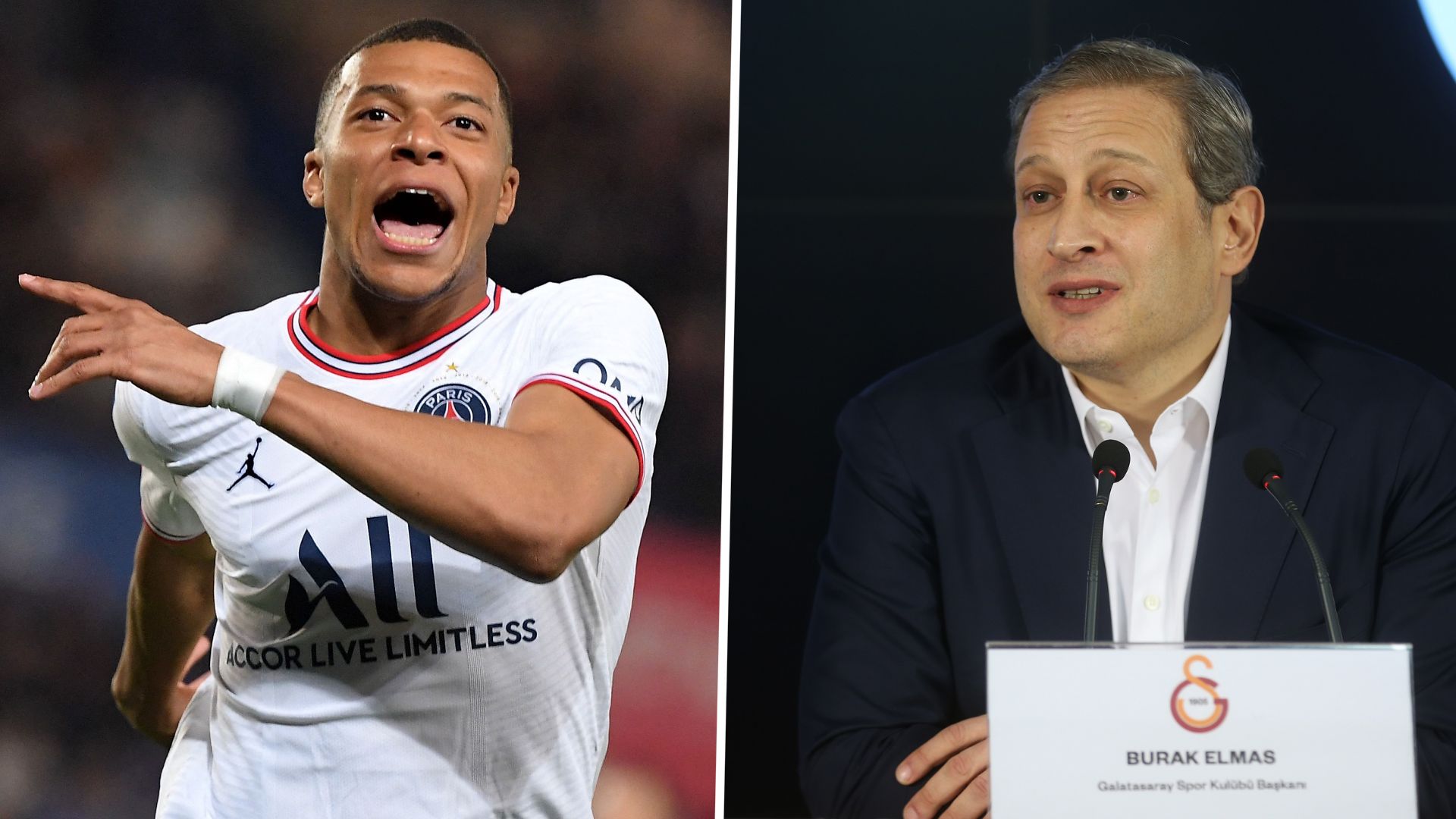 Kylian Mbappe, Burak Elmas
