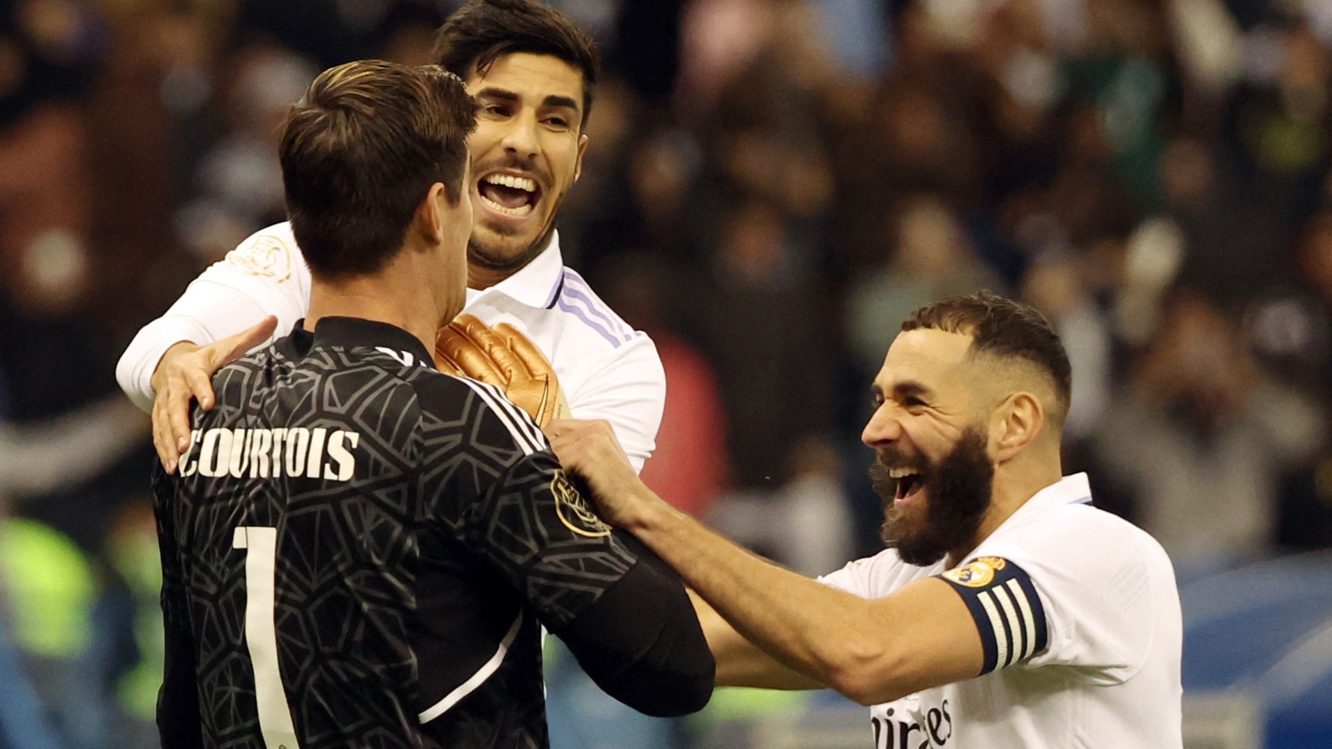 Courtois Benzema Real Madrid