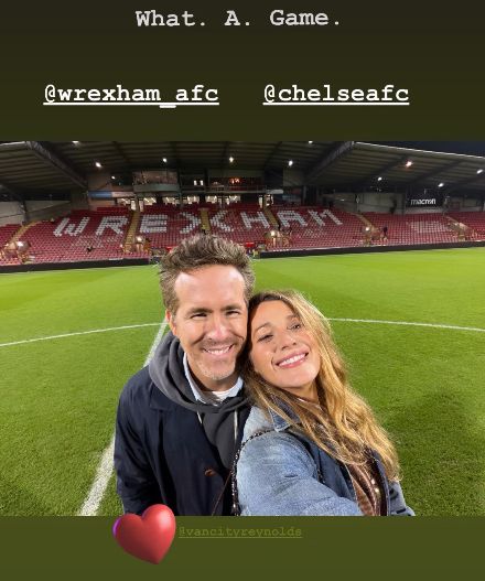Blake Lively Ryan Reynolds Wrexham Chelsea