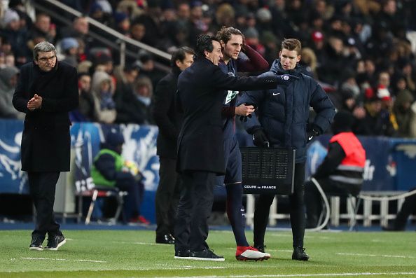 Unai Emery Adrien Rabiot