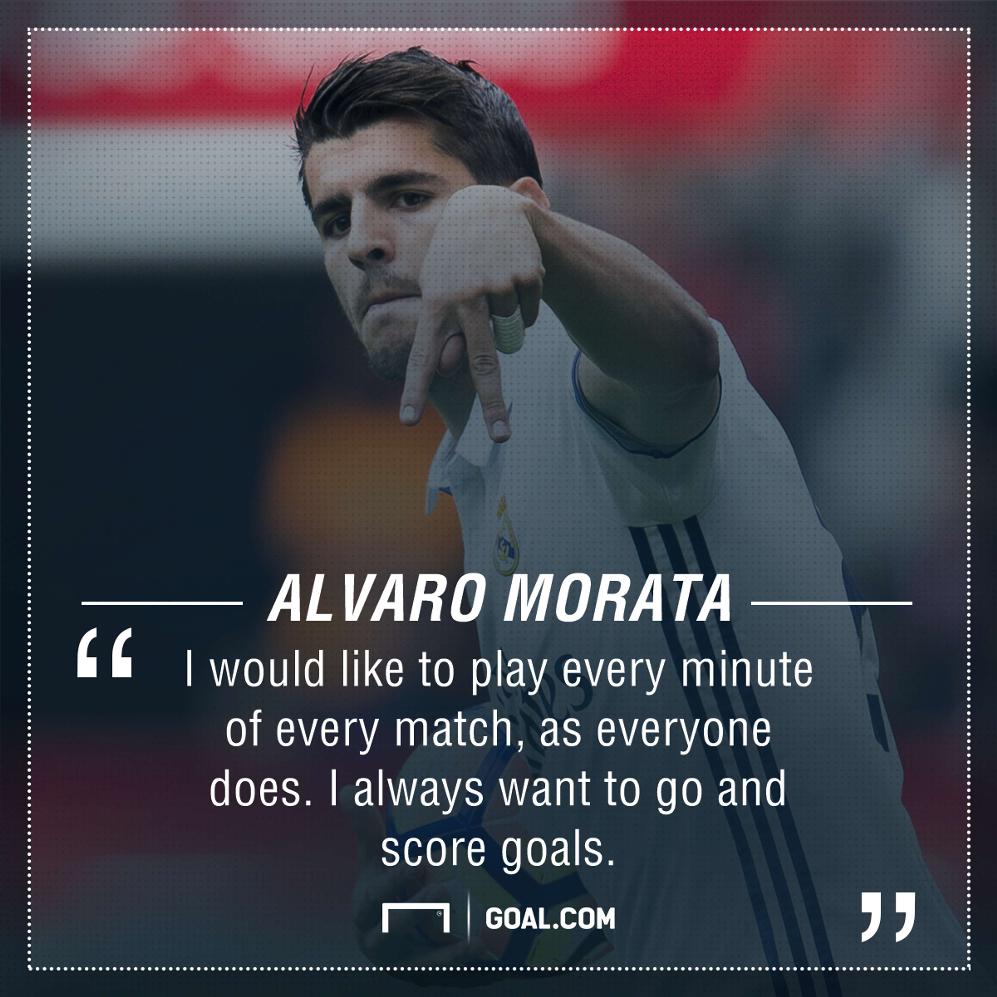 Alvaro Morata goals game time