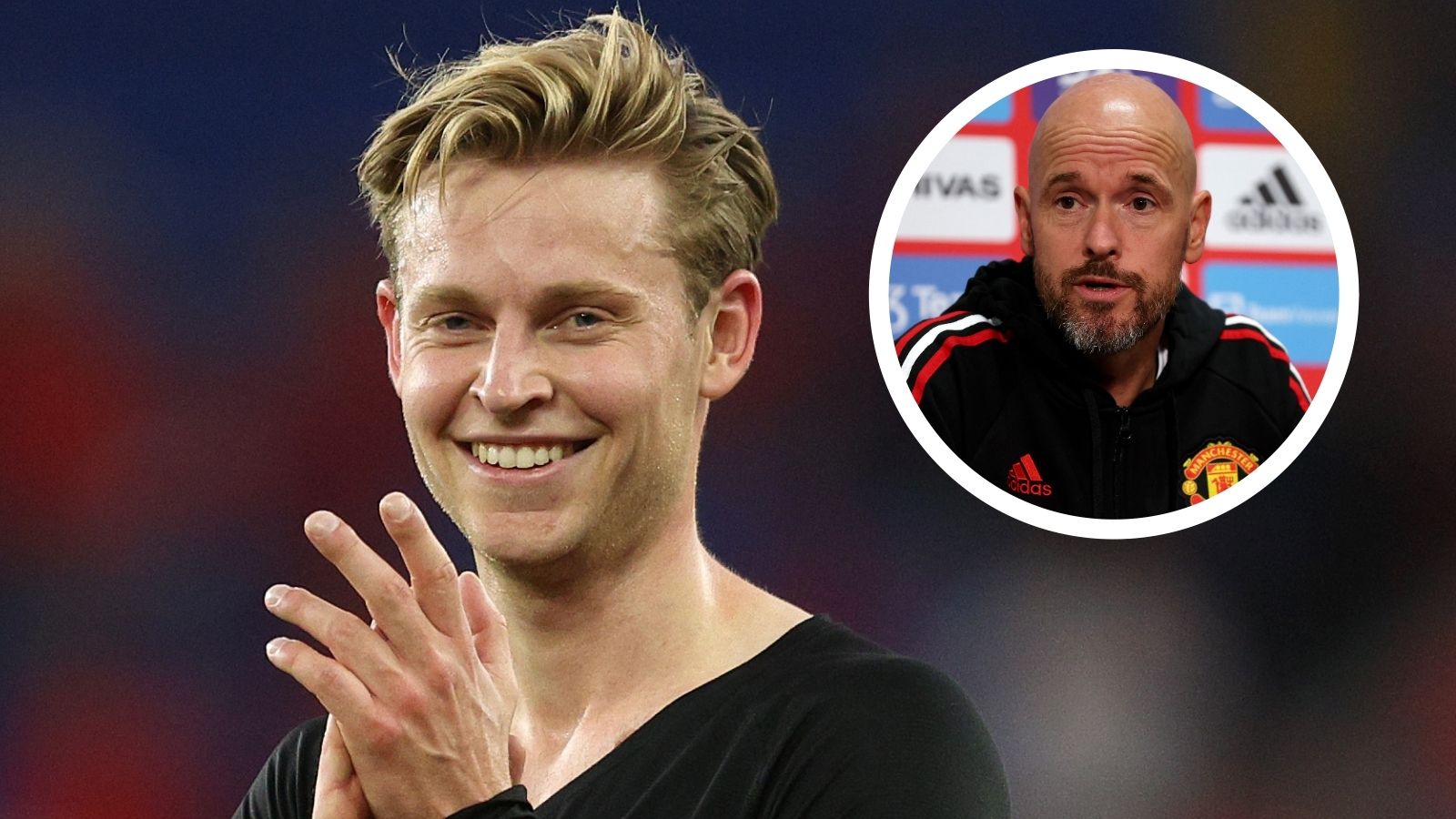 Frenkie de Jong Erik ten Hag GFX