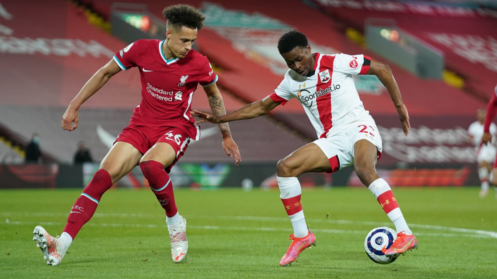 Rhys Williams Liverpool vs Southampton 2020-21