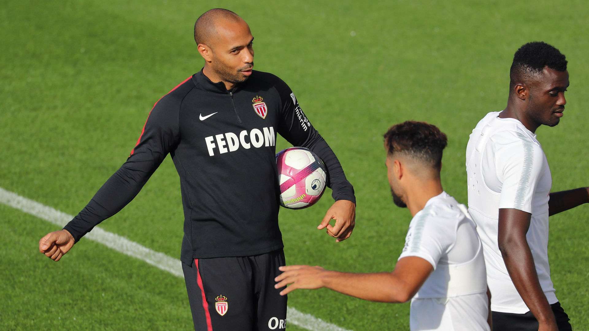 Thierry Henry Monaco training