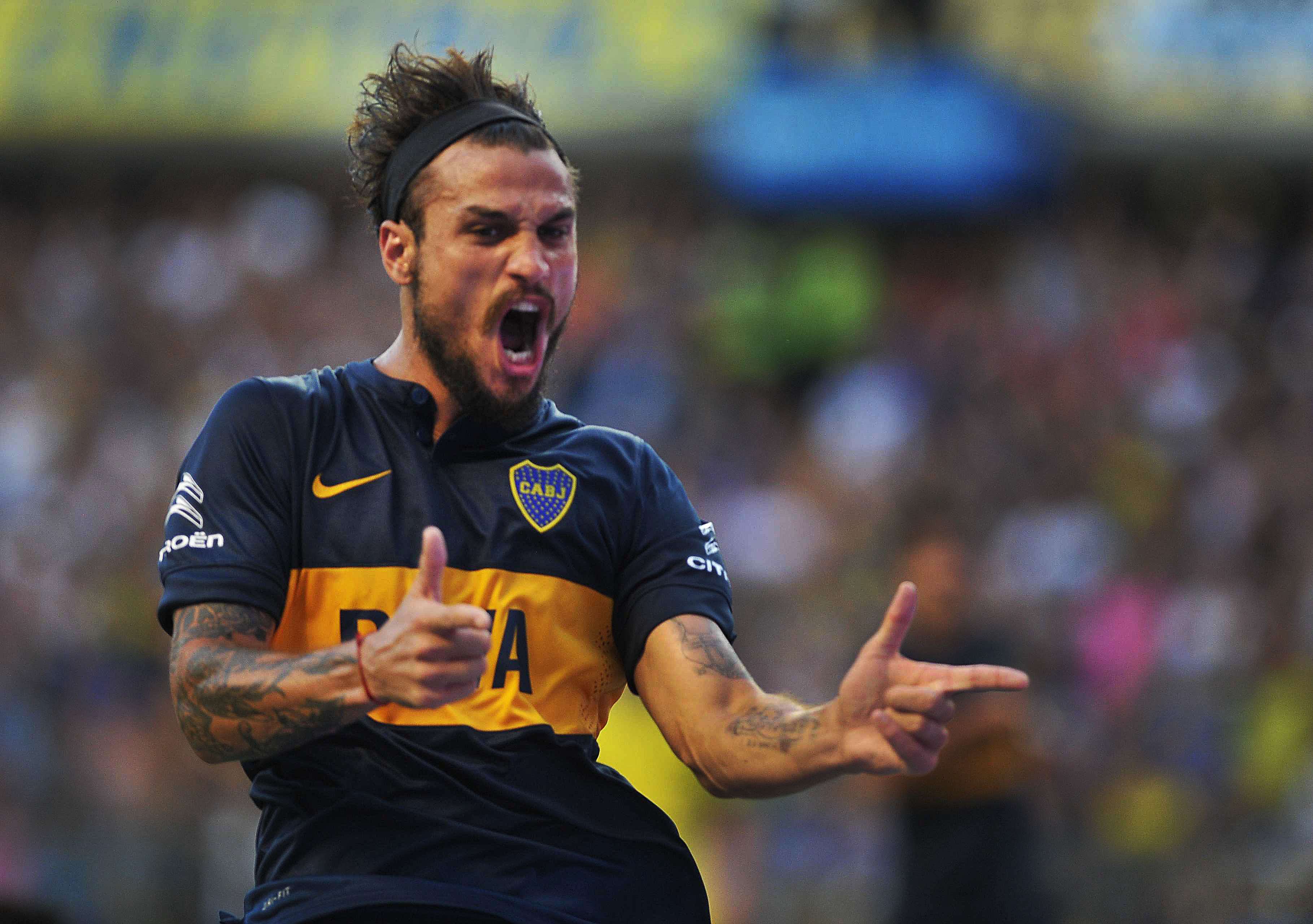 Daniel Osvaldo Boca Juniors Defensa y Justicia Primera Division 14032015