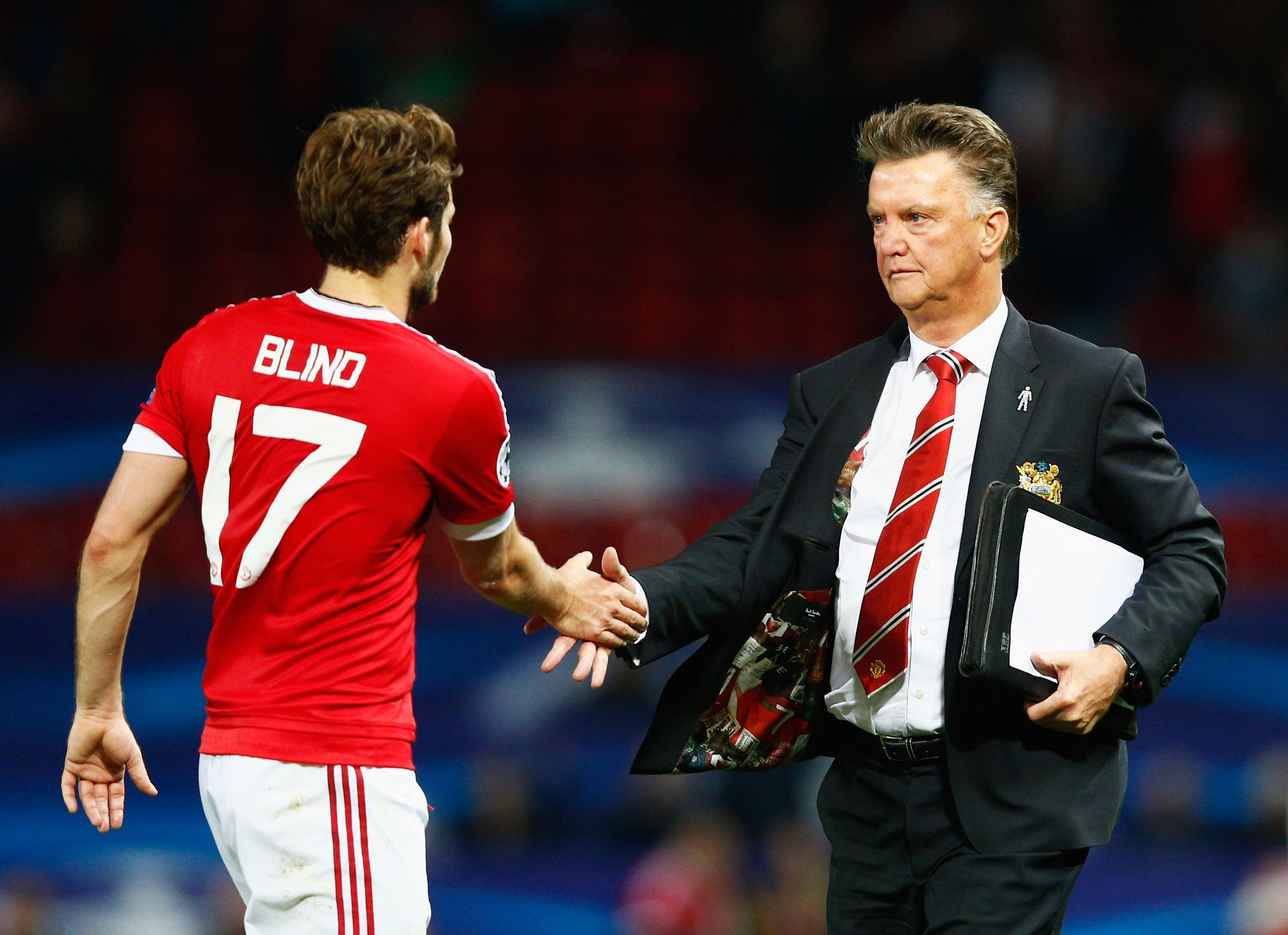 Daley Blind Louis van Gaal Manchester United