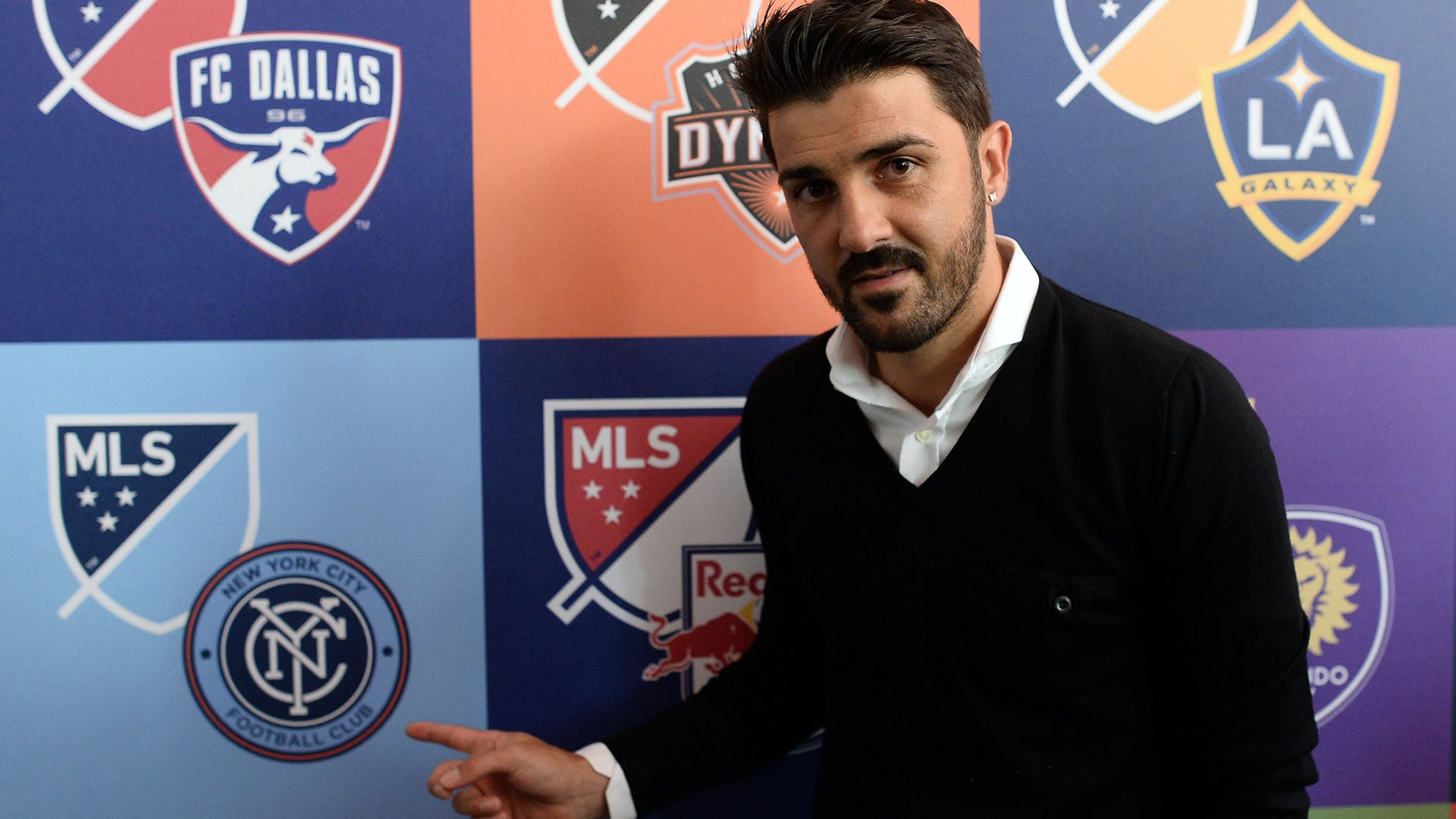 David Villa New York City Football Club MLS