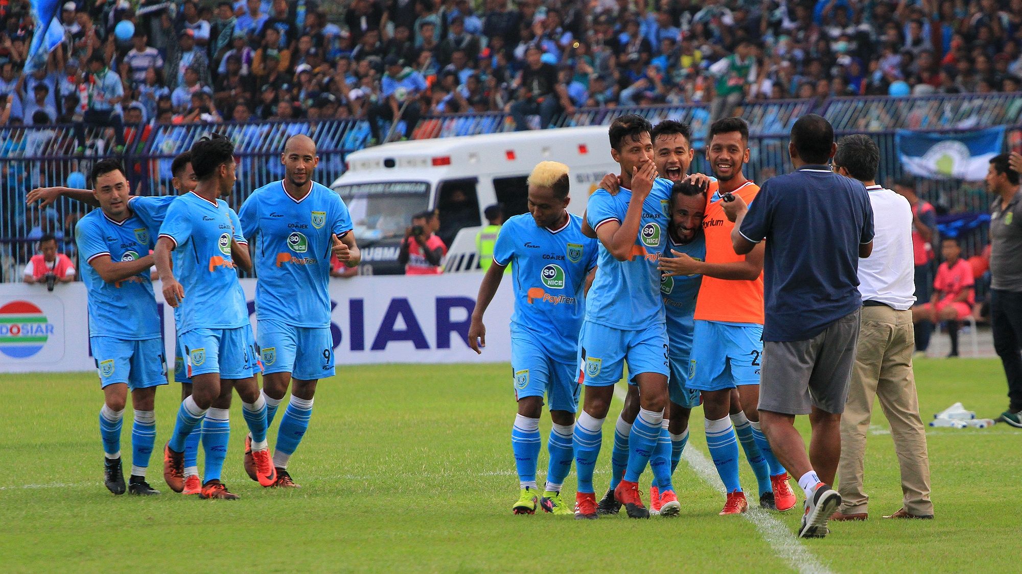 Selebrasi Persela Lamongan