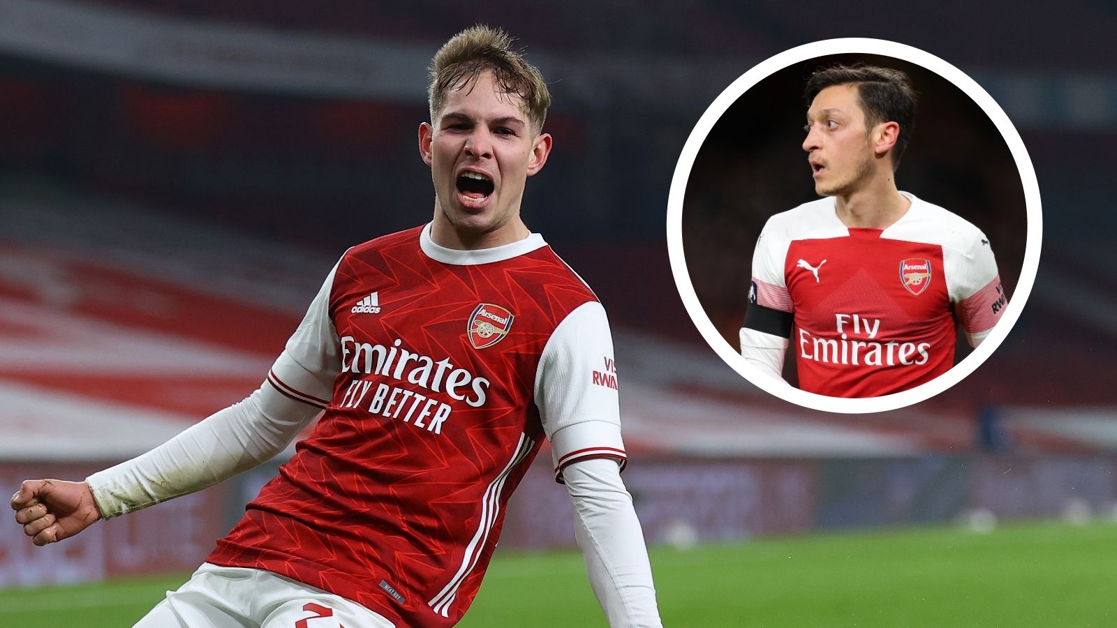 Emile Smith Rowe Mesut Ozil