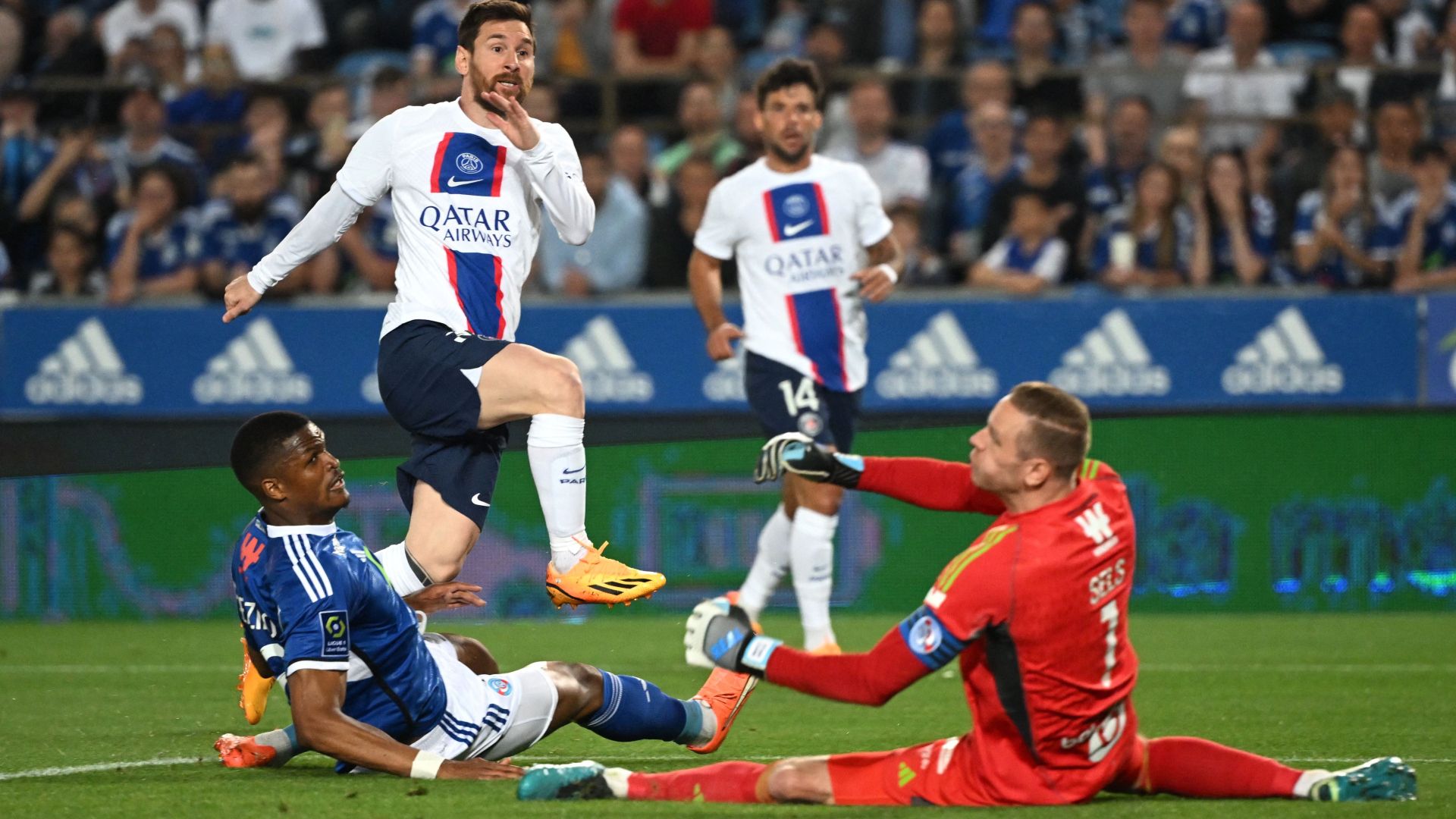 Lionel Messi Strasbourg PSG Ligue 1 27052023