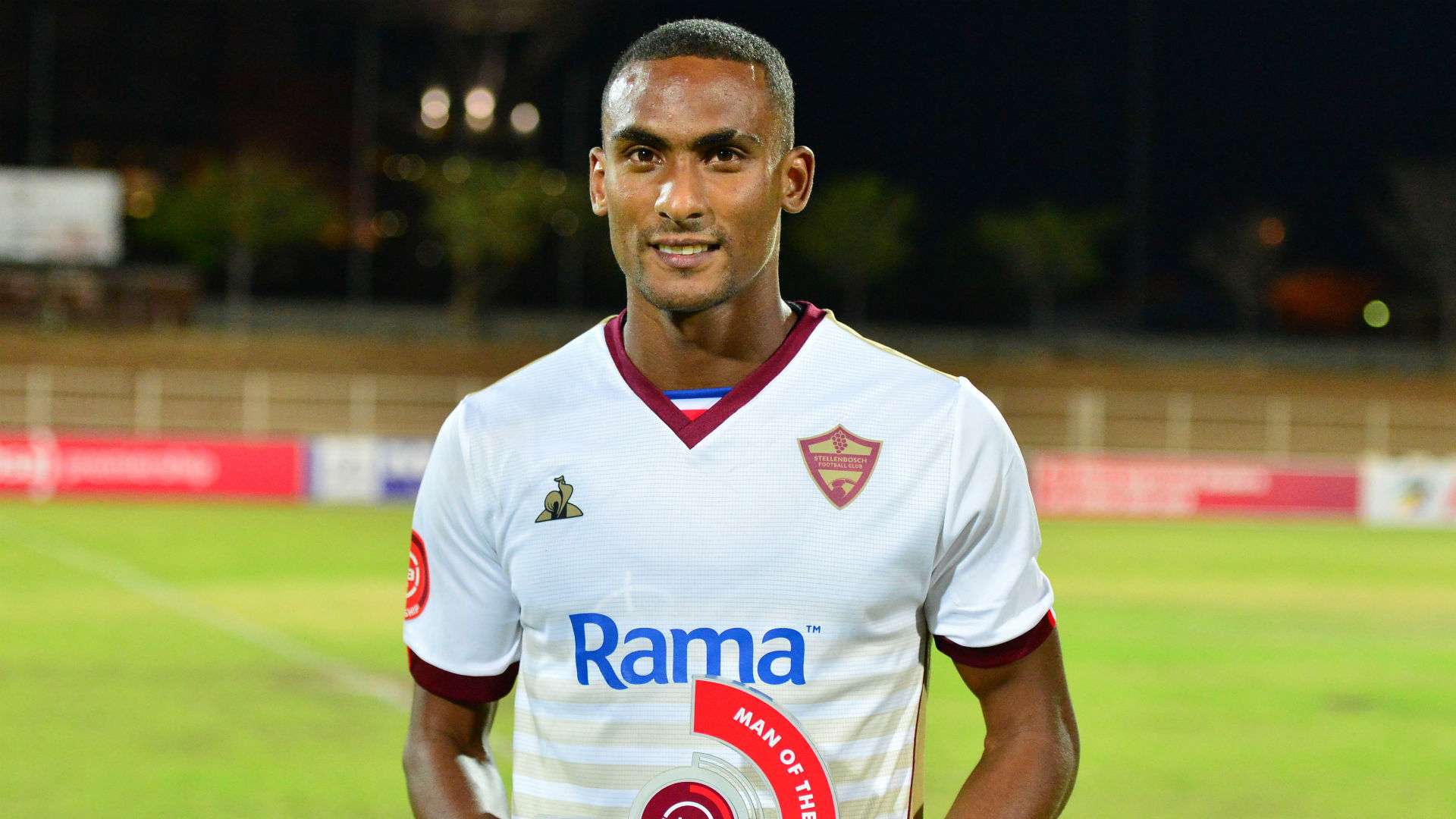 Magamad Rafiq De Goede of Stellenbosch FC, October 2019