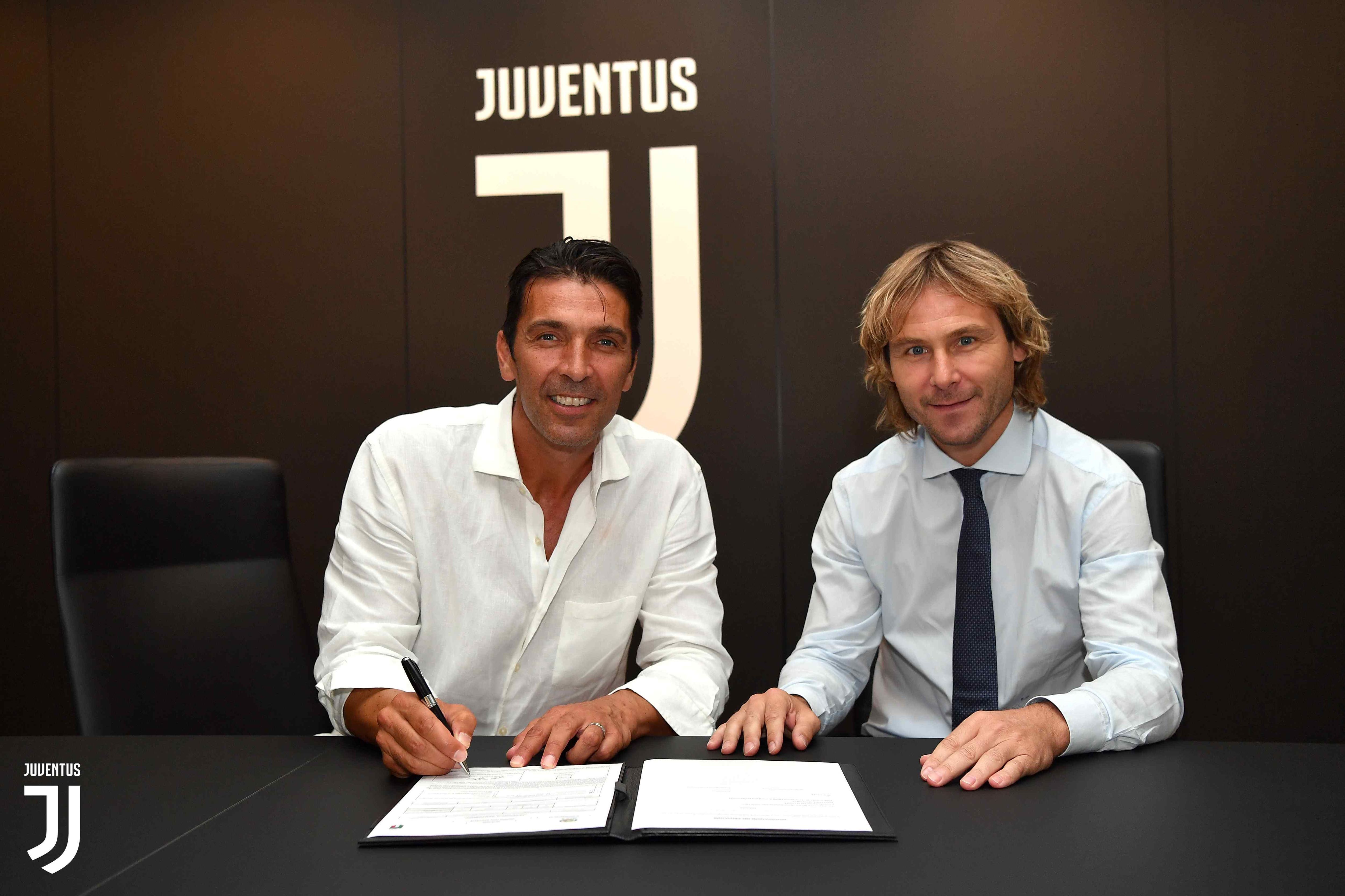Gianluigi Buffon Pavel Nedved