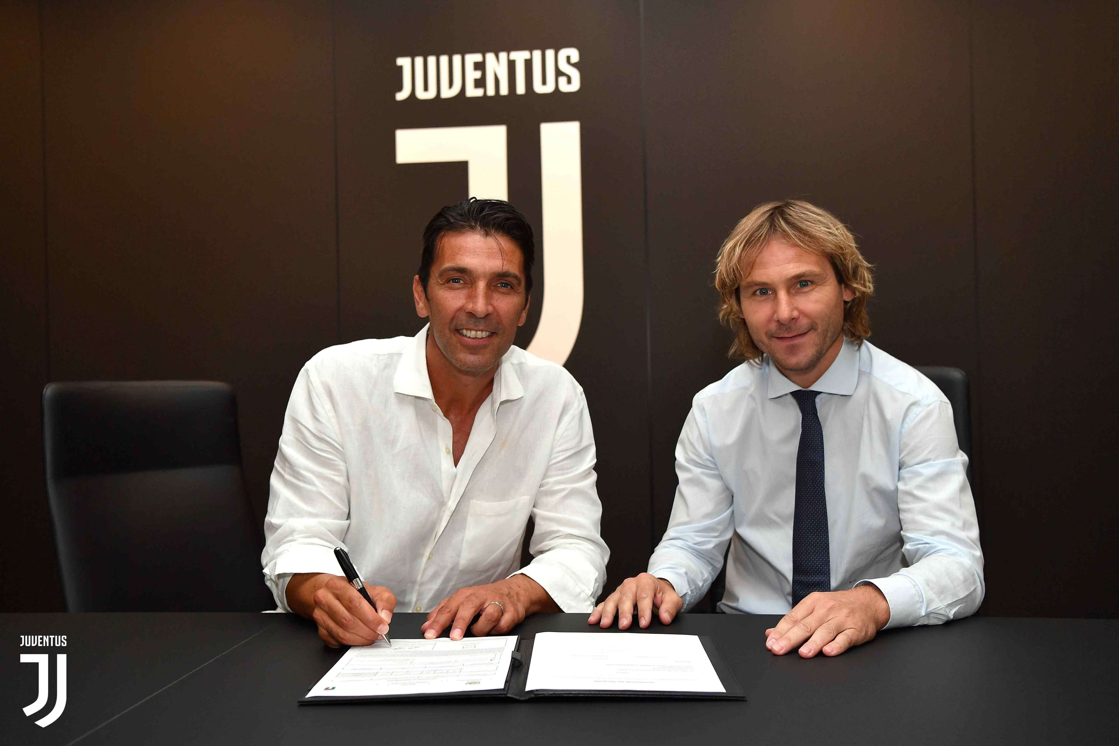 Gianluigi Buffon Pavel Nedved