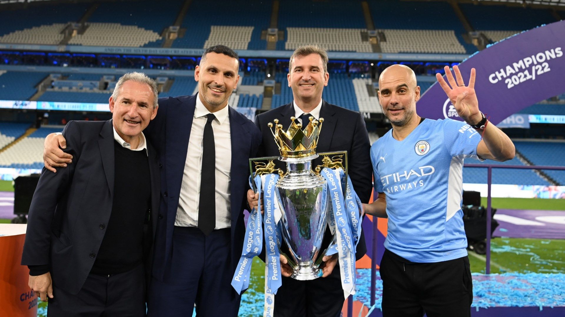 Txiki Begiristain Ferran Soriano Pep Guardiola