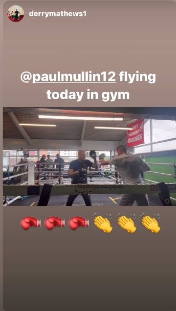 Paul Mullin boxing