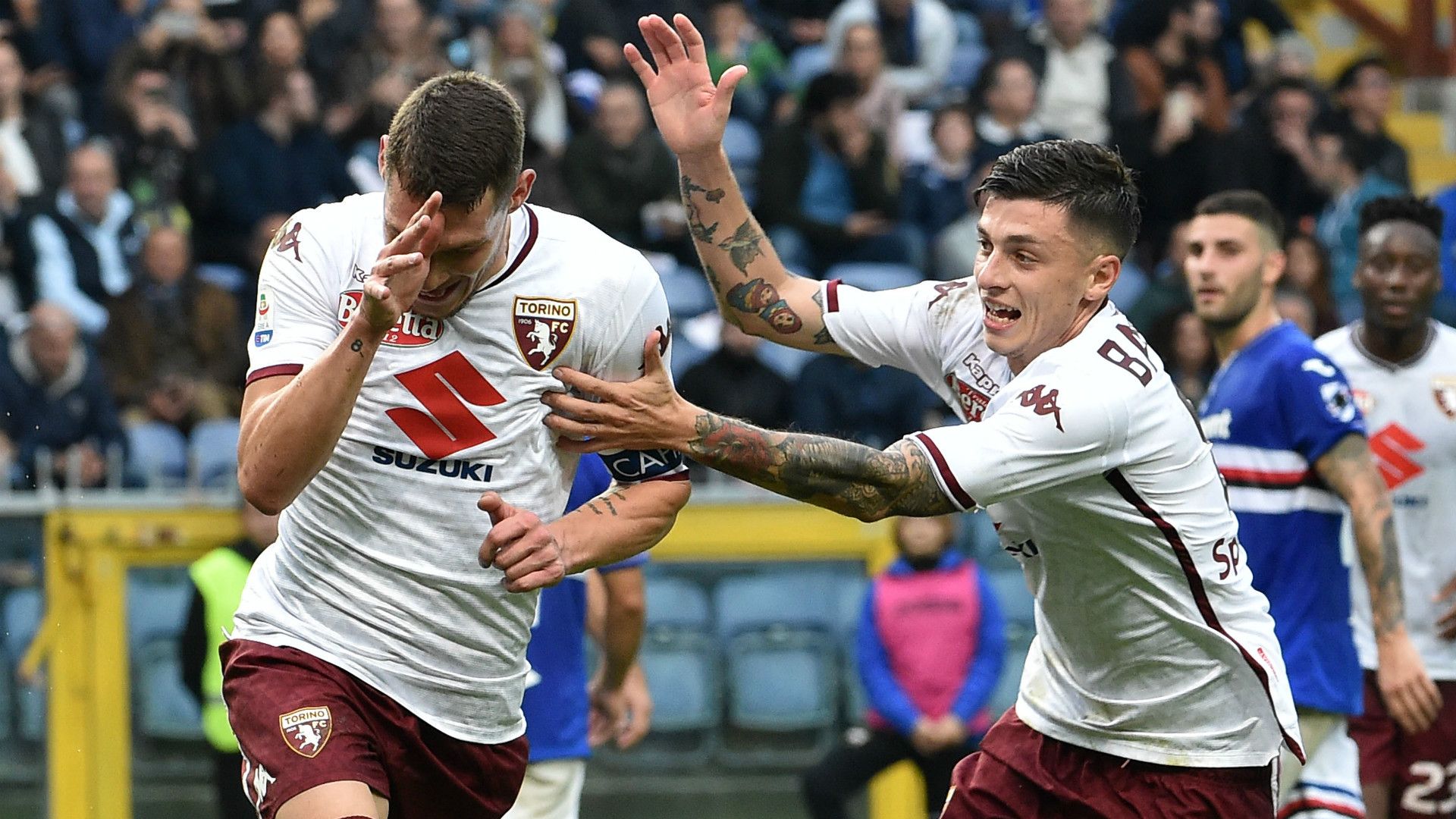 Belotti celeb Sampdoria Torino
