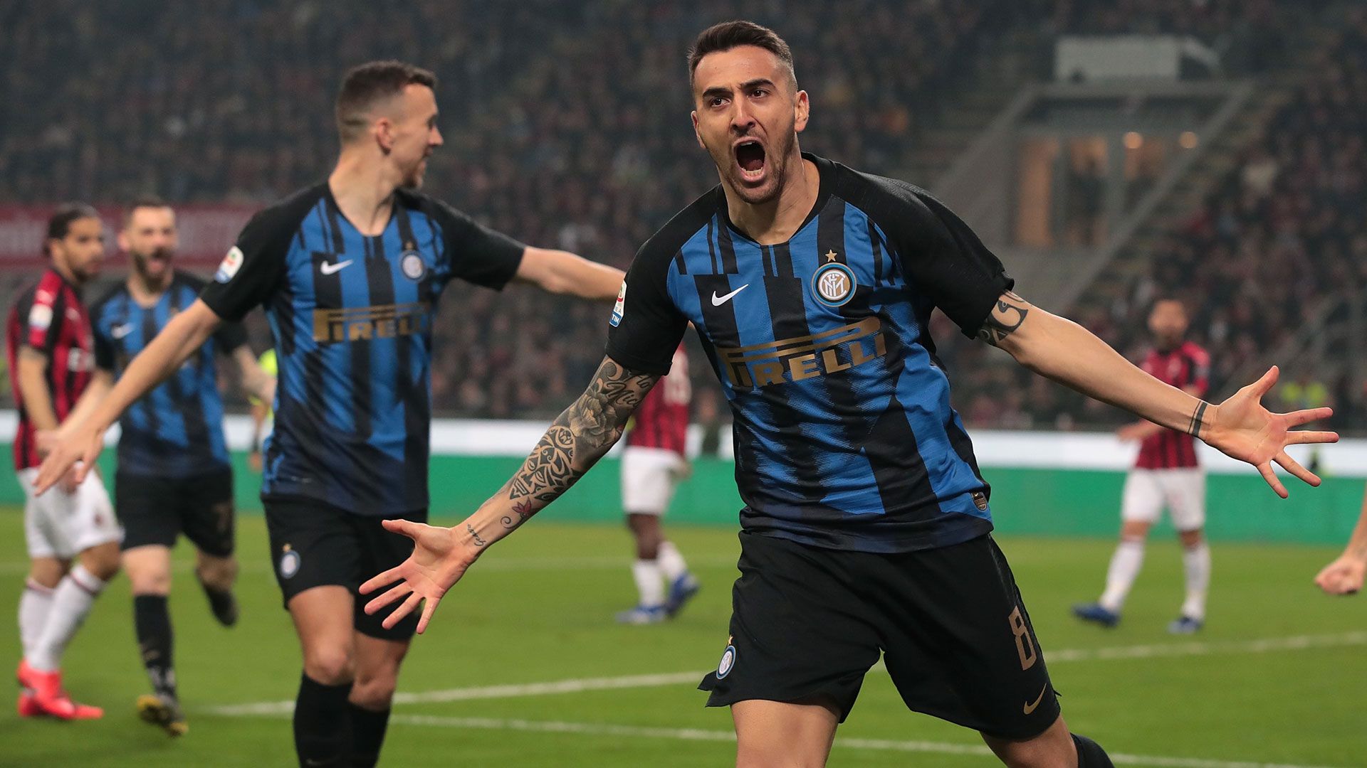 Inter Mailand celebration Serie A 17032019