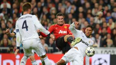 Robin van Persie Manchester United Raphael Varane Real Madrid