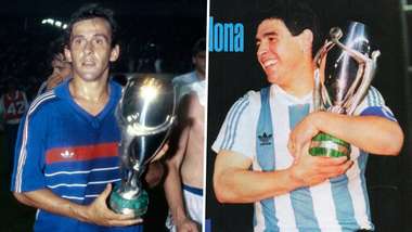 diego maradona michel platini francia argentina copa artemio franchi